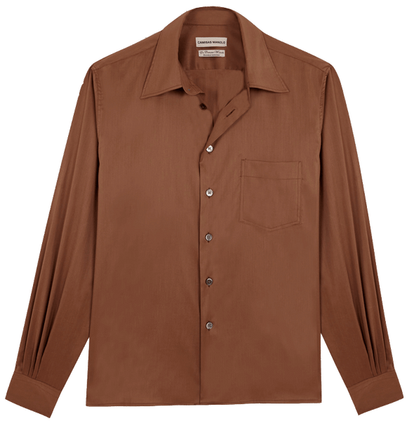LIGHT BROWN CAMPO SHIRT – Camisas Manolo