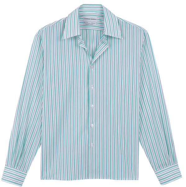 white green/grey stripes camisa shirt – Camisas Manolo white green/grey stripes camisa shirt – Camisas Manolo