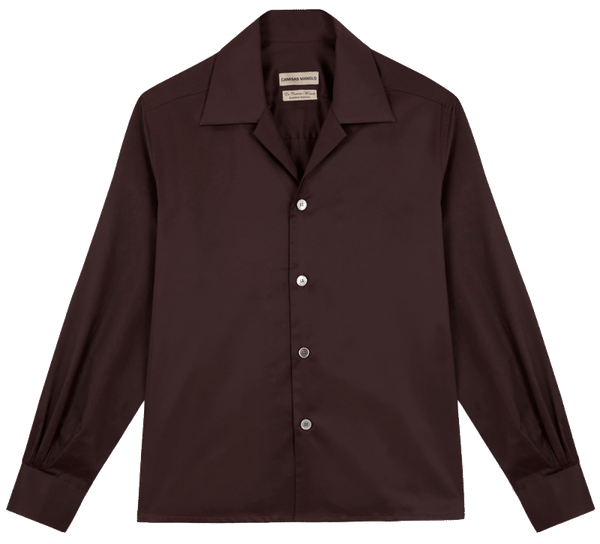 Brown buenas noches shirt – Camisas Manolo