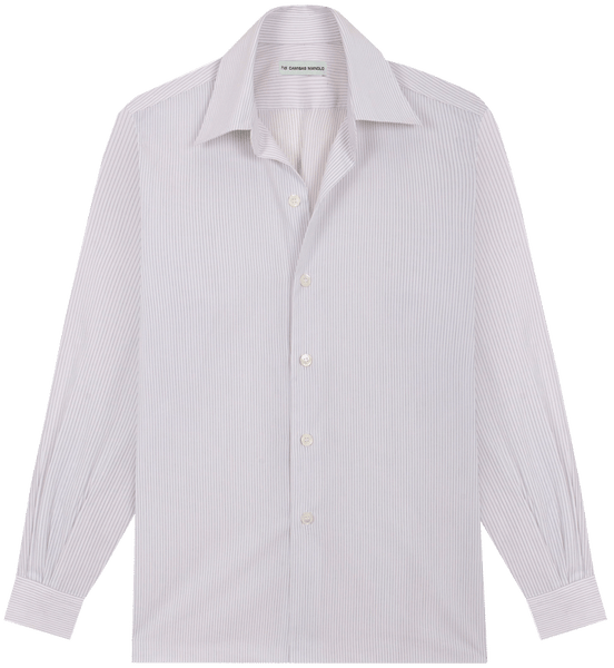 hai camisas manolo white/black stripes camisa shirt