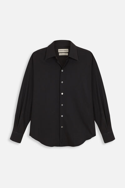 r*n様 Camisas Manolo × Mukta r*n様 Camisas Manolo × Mukta black normal shirt – Camisas Manolo