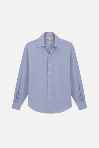 LIGHT BLUE SEERSUCKER NORMAL SHIRT – Camisas Manolo