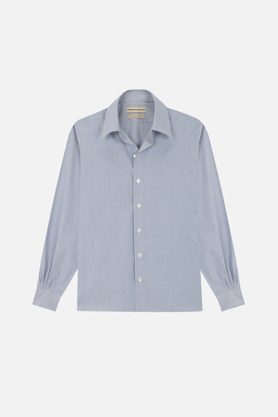 LIGHT BLUE/WHITE STRIPES CAMISA SHIRT – Camisas Manolo