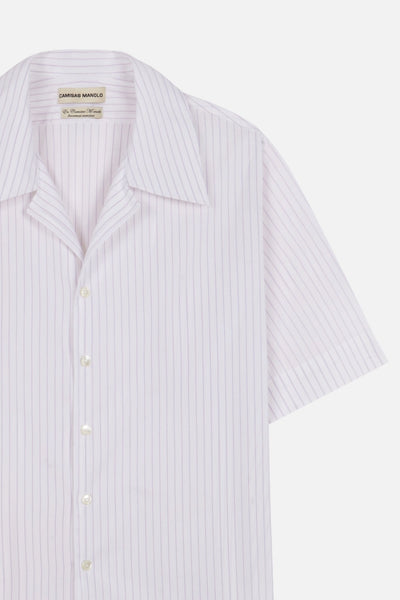 トップス CAMISAS MANOLO stripe shirt size 46 CAMISAS MANOLO stripe shirt size 46