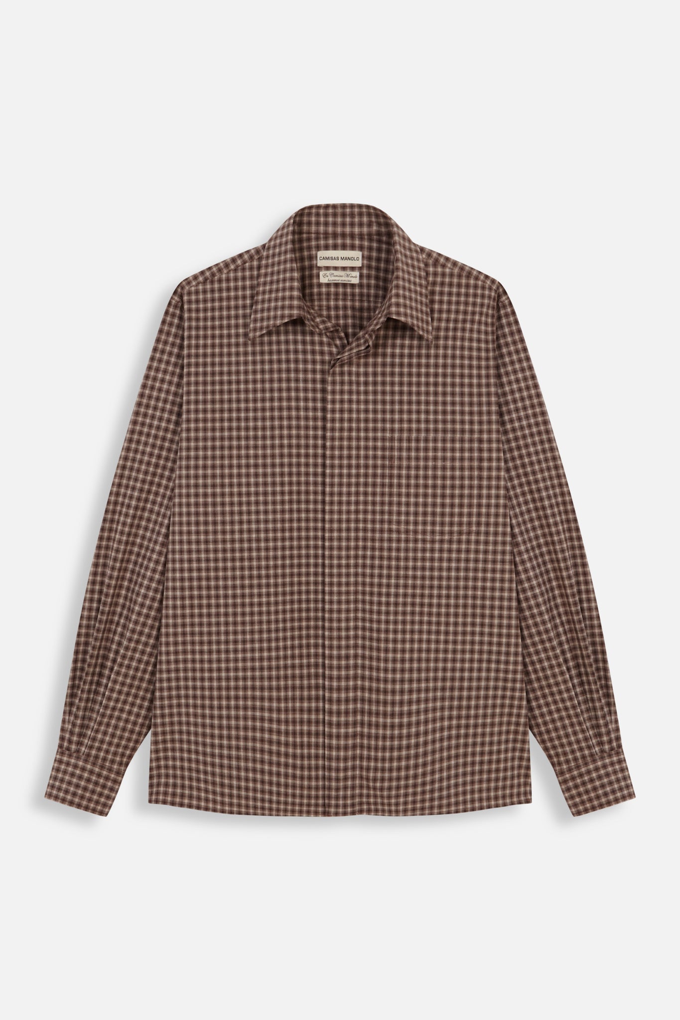 BROWN/CAMEL CHECKS CAMPO SHIRT