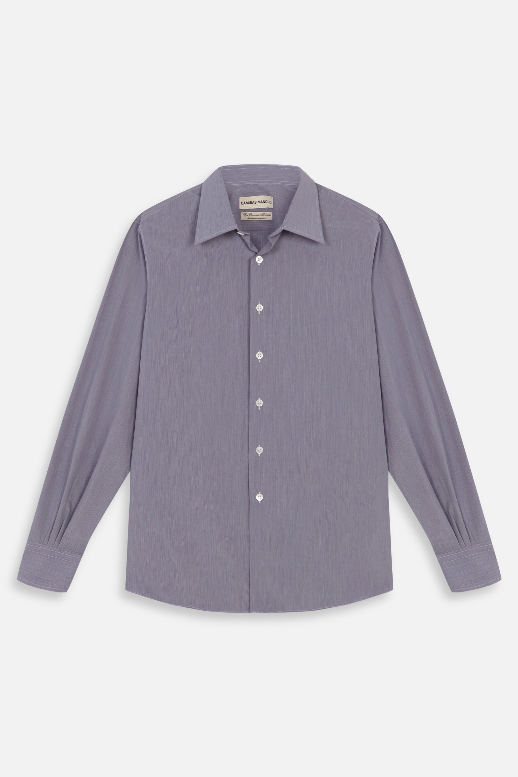 BLUE/GREY STRIPES FORMAL SHIRT