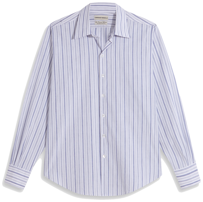 BLUE MULTI STRIPES NORMAL SHIRT