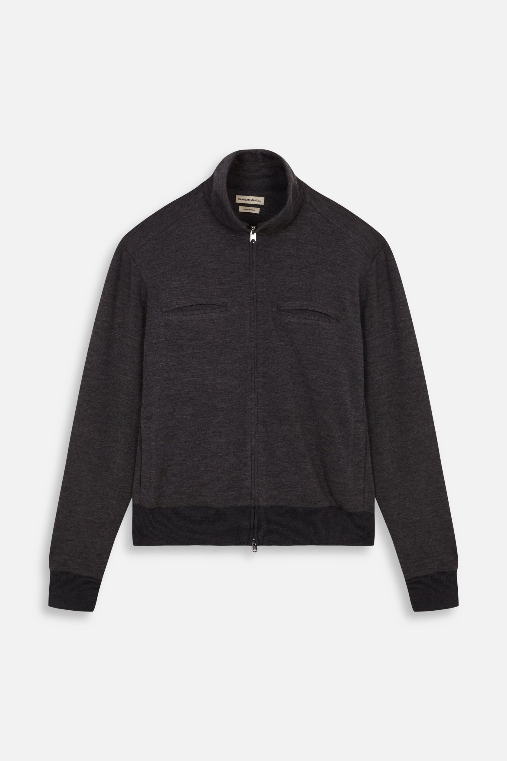 GREY JERSEY CM JACKET