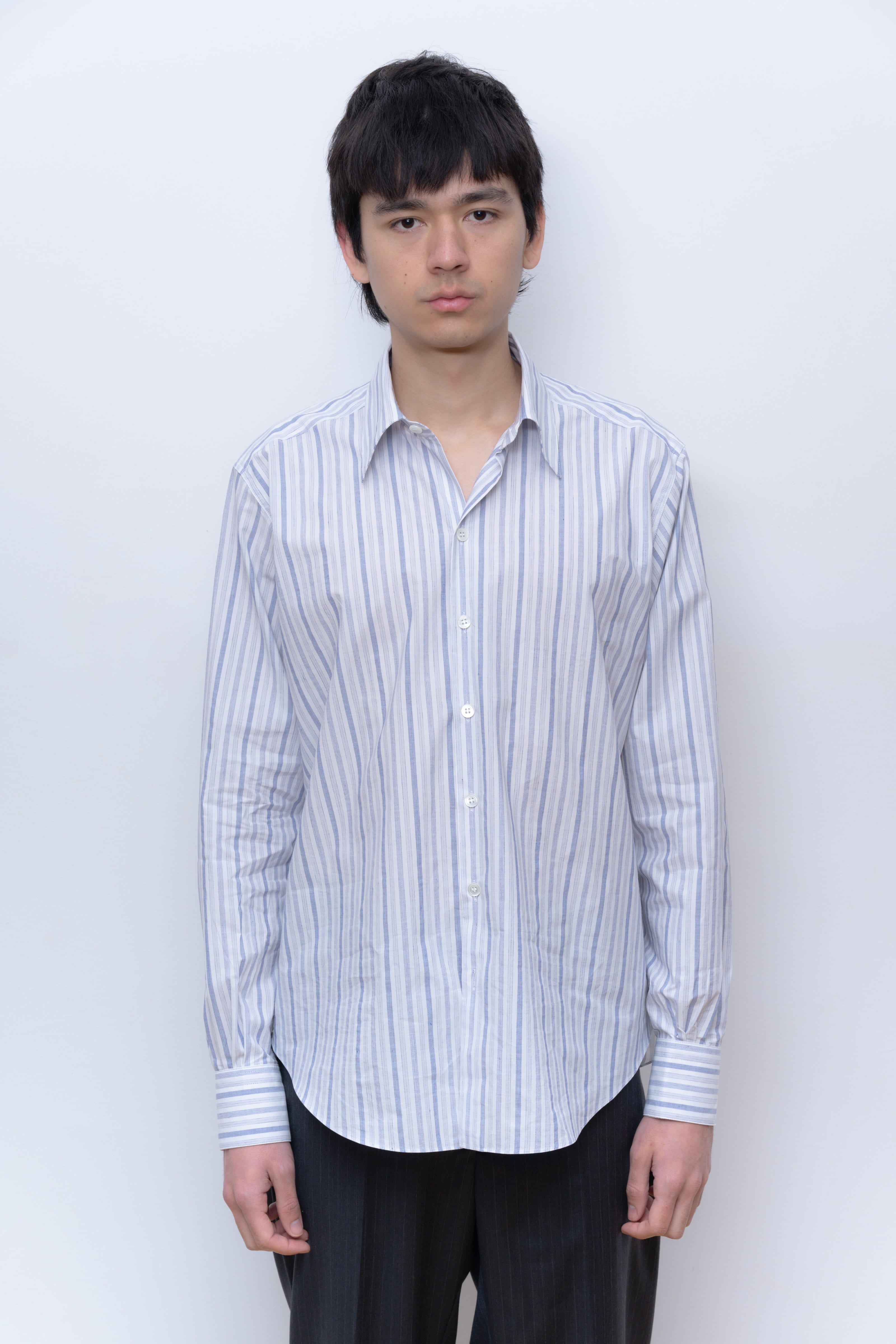 BLUE MULTI STRIPES NORMAL SHIRT