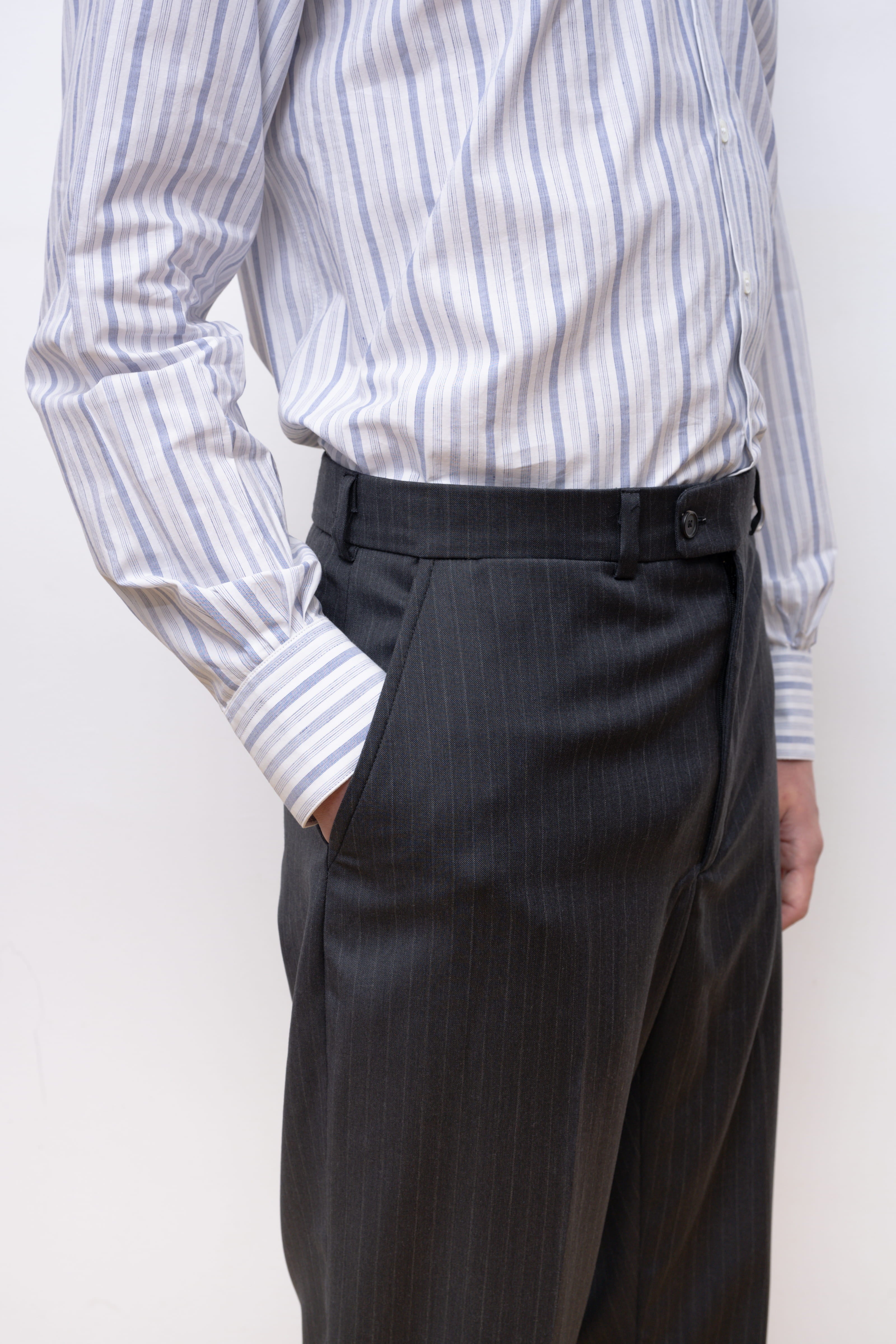 BLUE MULTI STRIPES NORMAL SHIRT