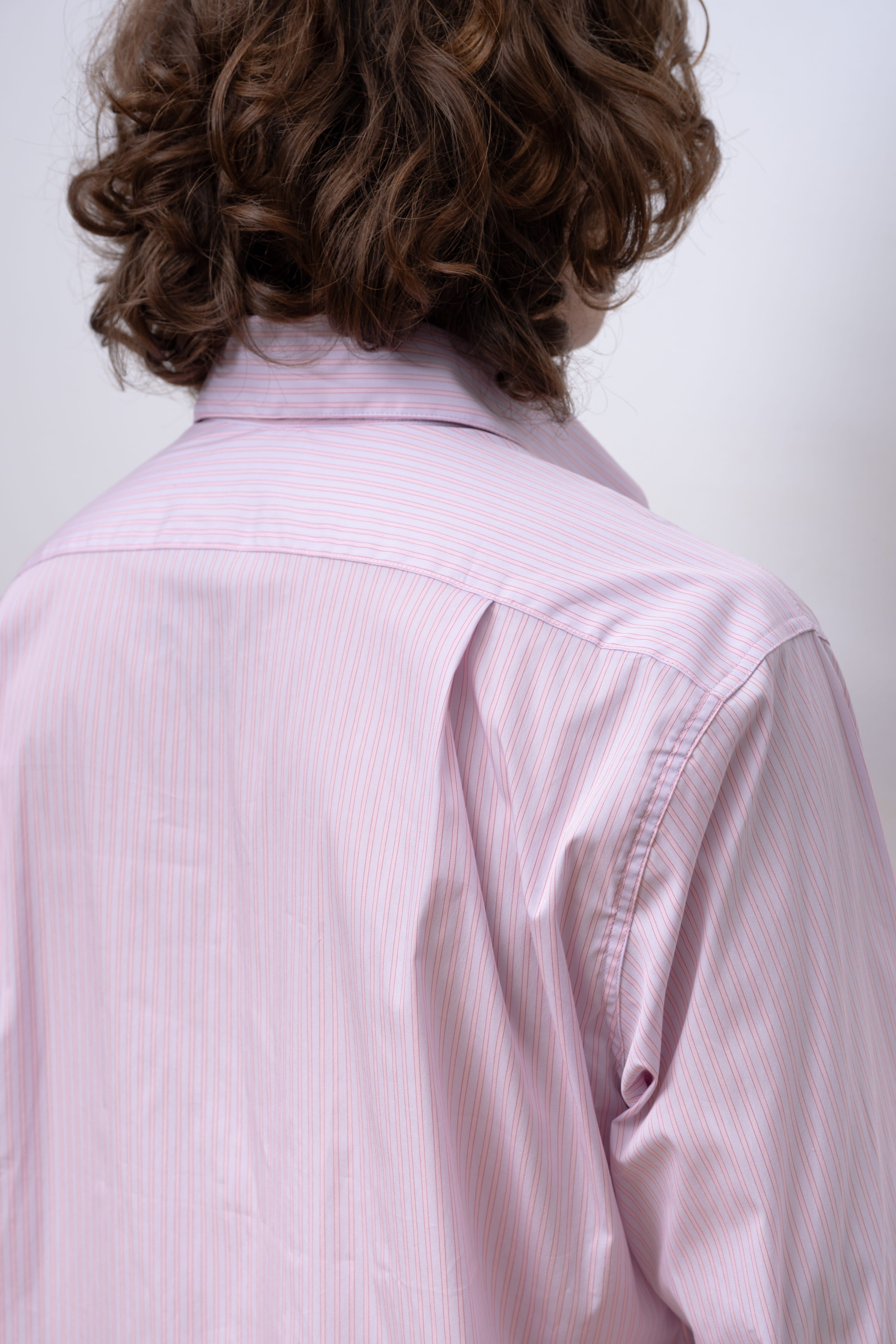PINK PINK STRIPES NORMAL SHIRT