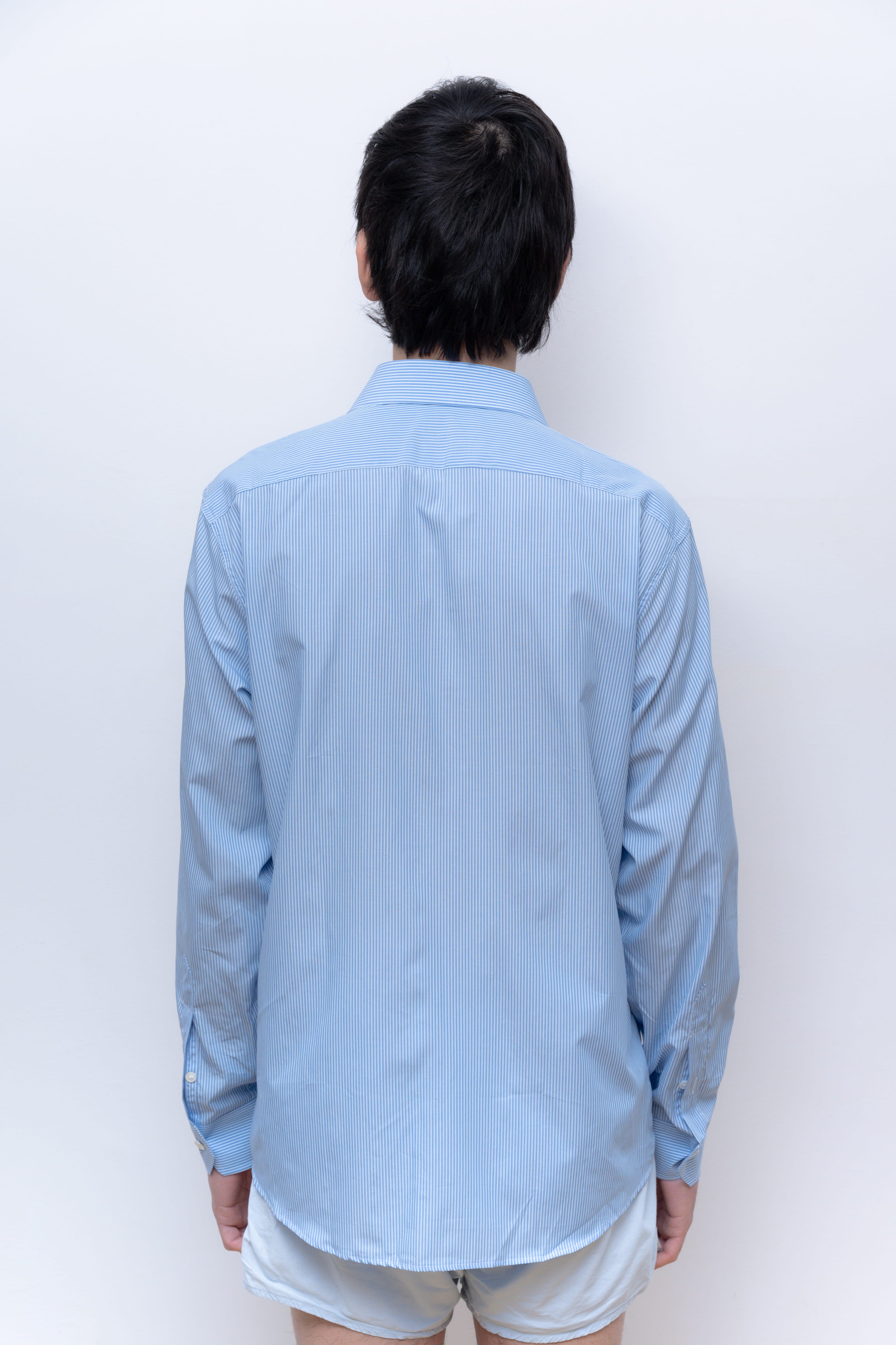 BLUE/BLUE STRIPES FORMAL SHIRT