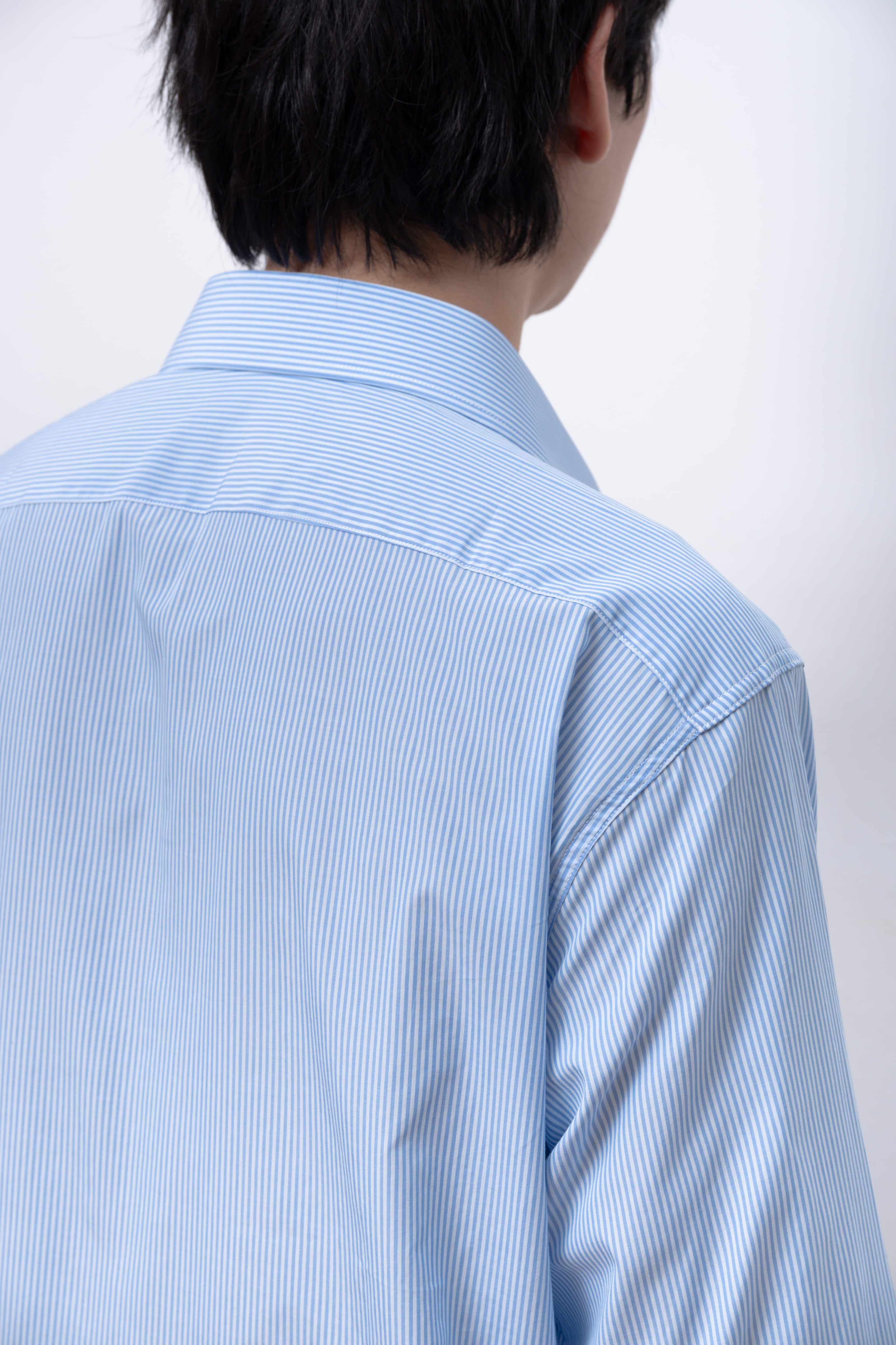 BLUE/BLUE STRIPES FORMAL SHIRT