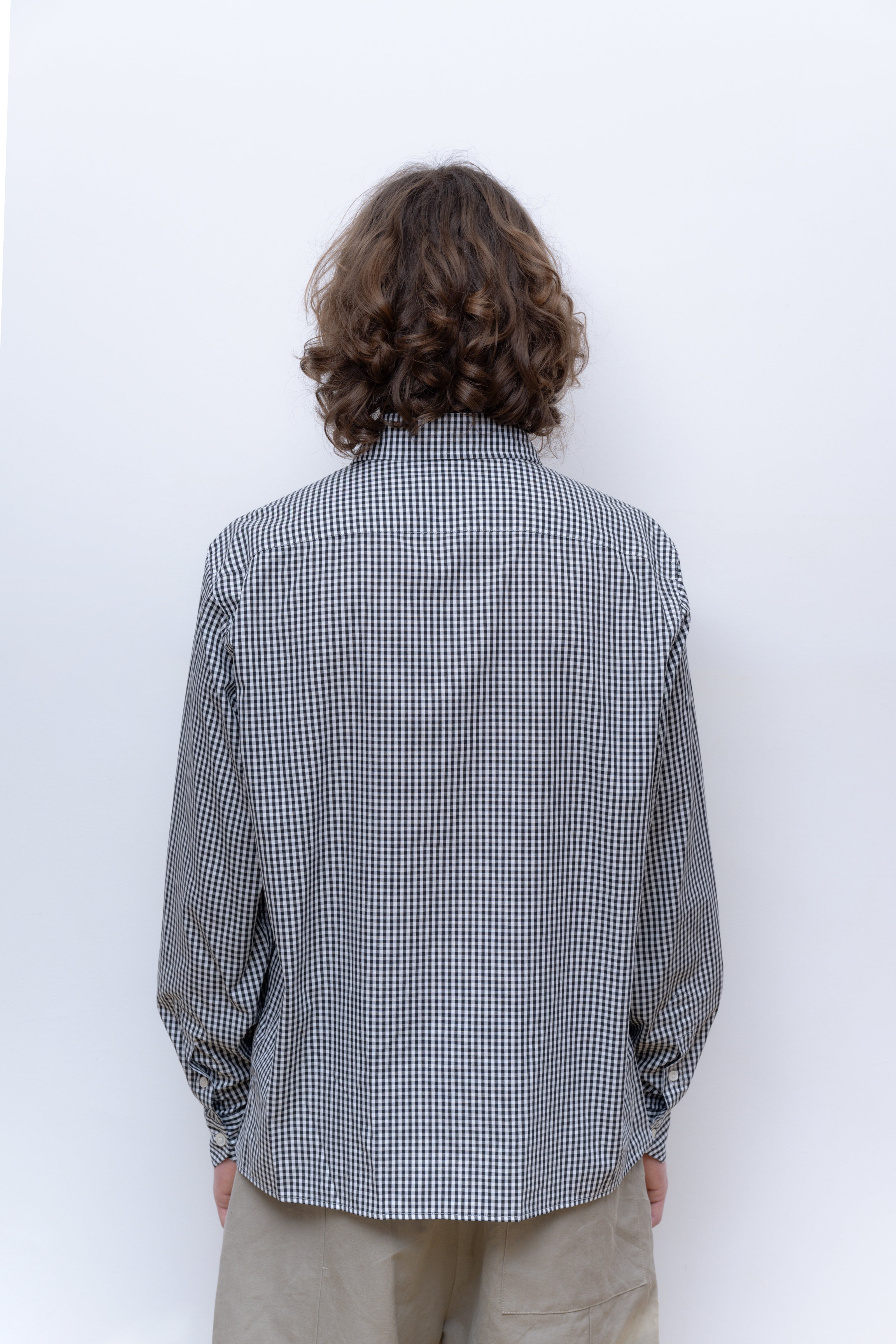 BLACK/WHITE GINGHAM CHECK CAMPO SHIRT