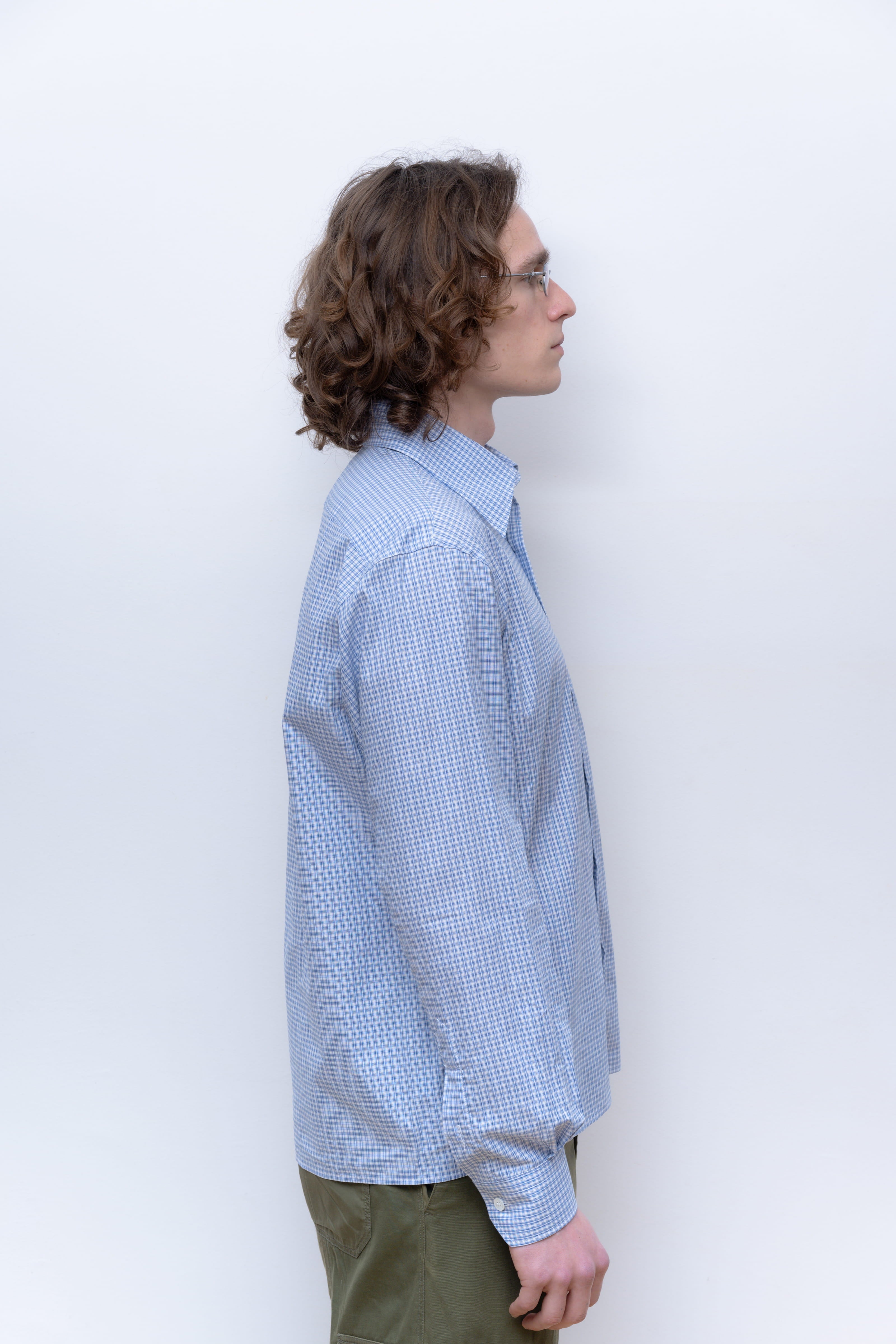 BLUE CHECKS CAMISA SHIRT