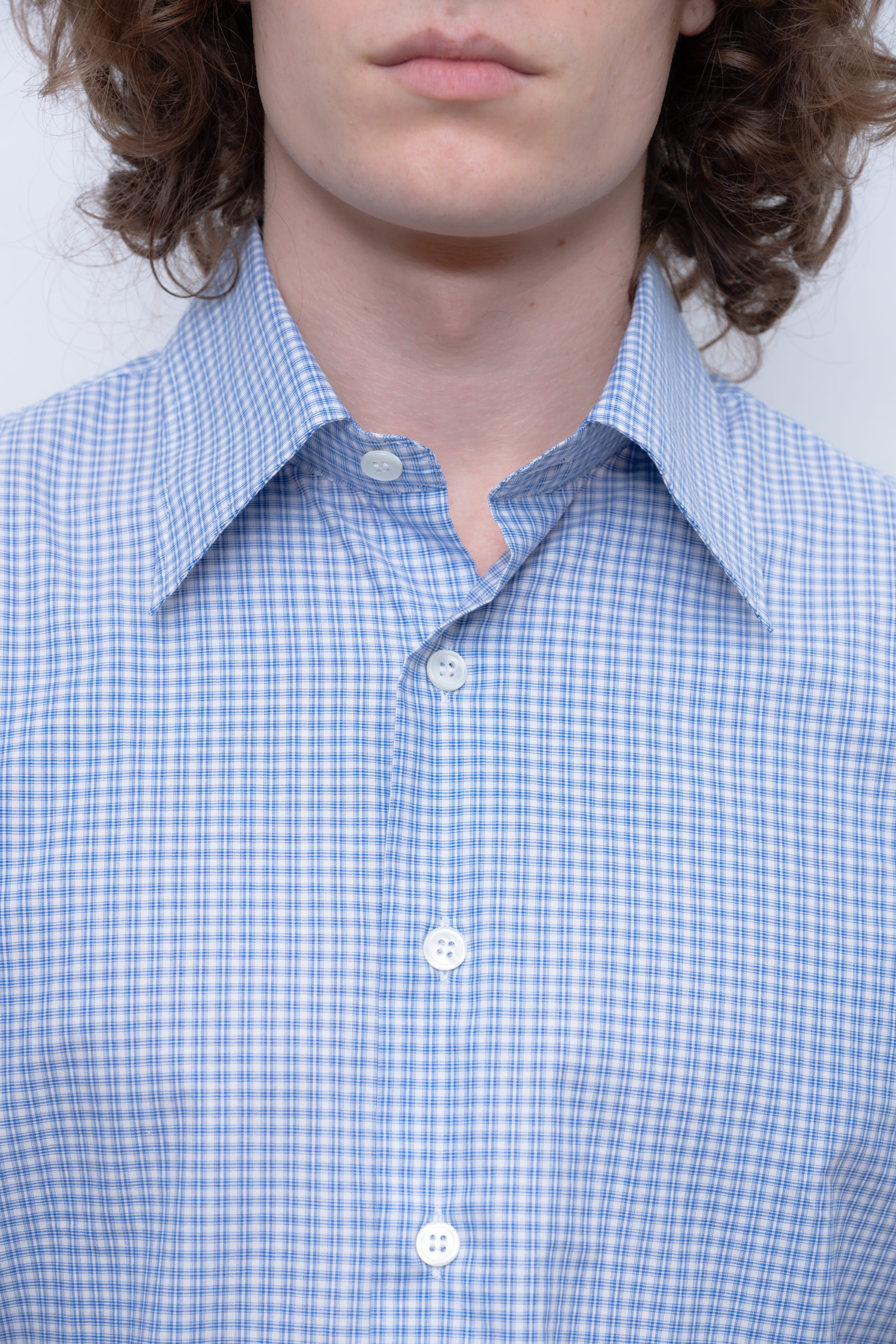 BLUE CHECKS CAMISA SHIRT