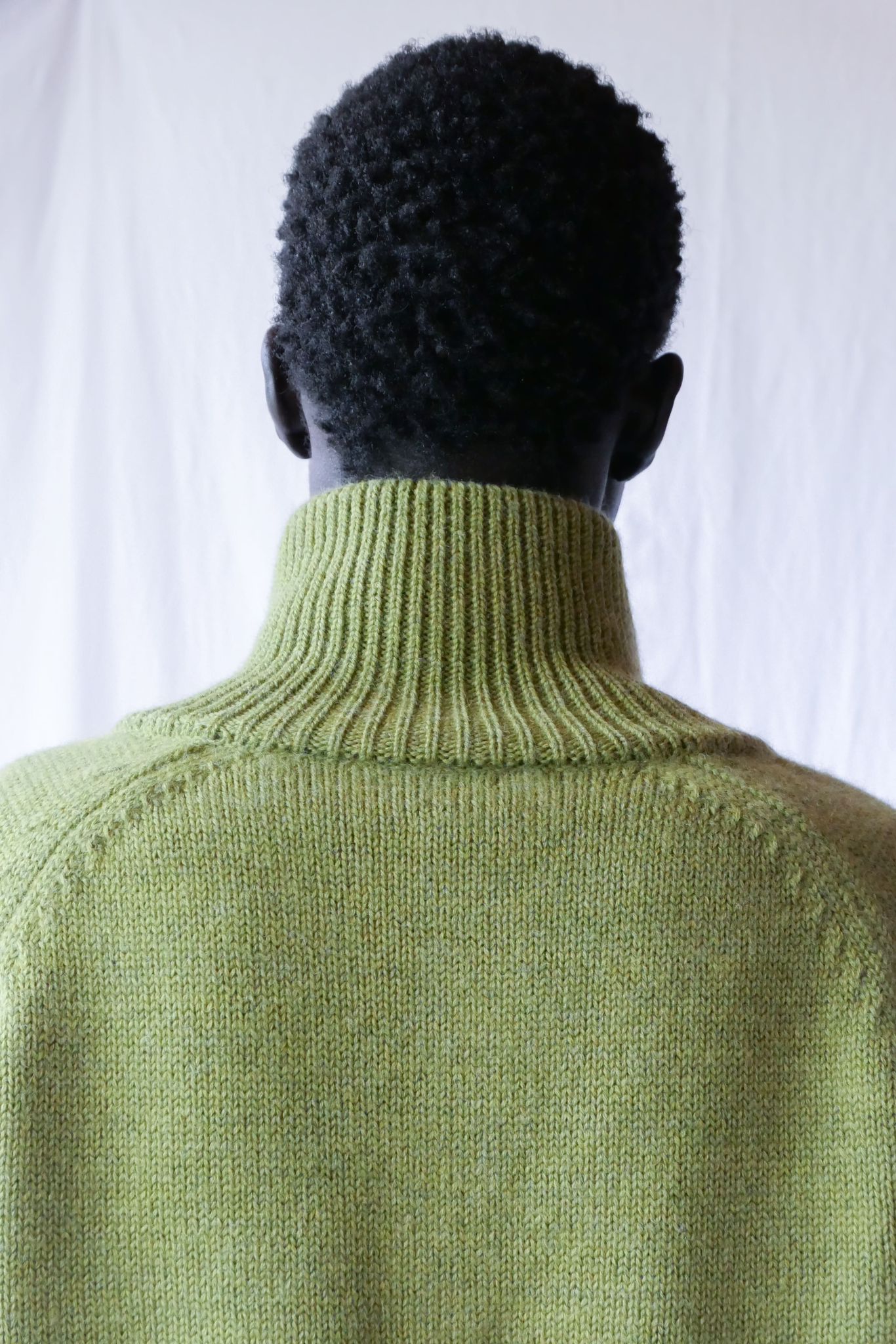 GREEN KNITTED JACKET