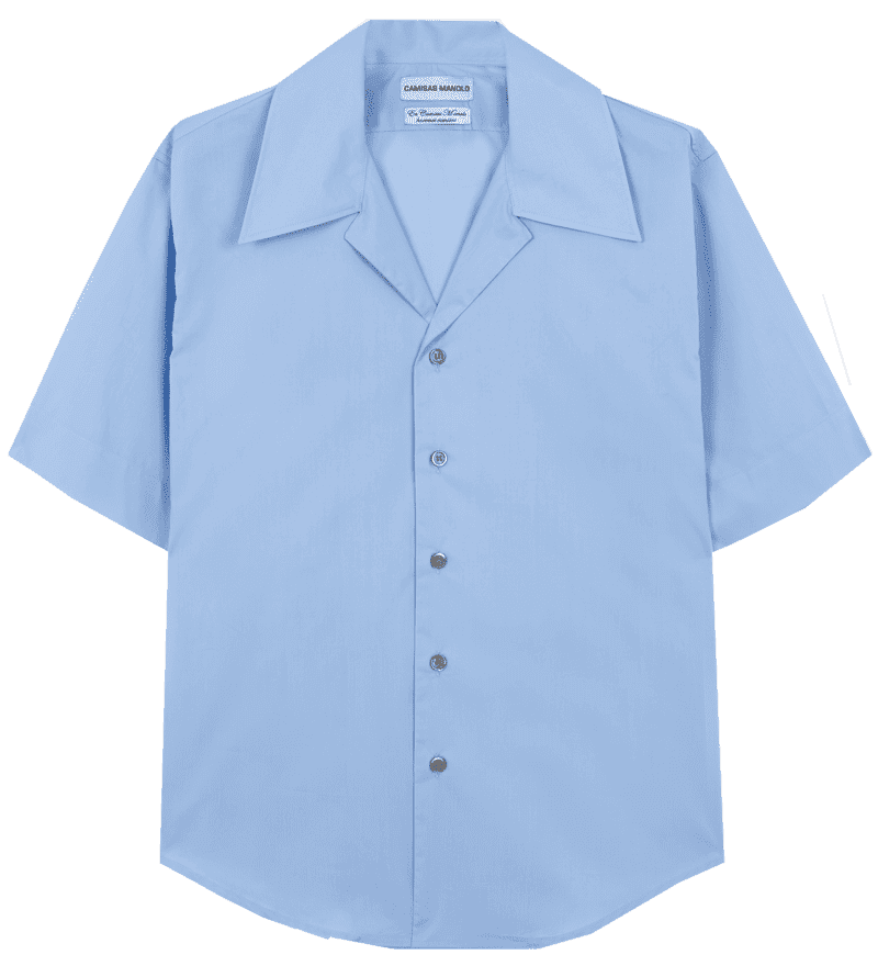 medium blue school shirt