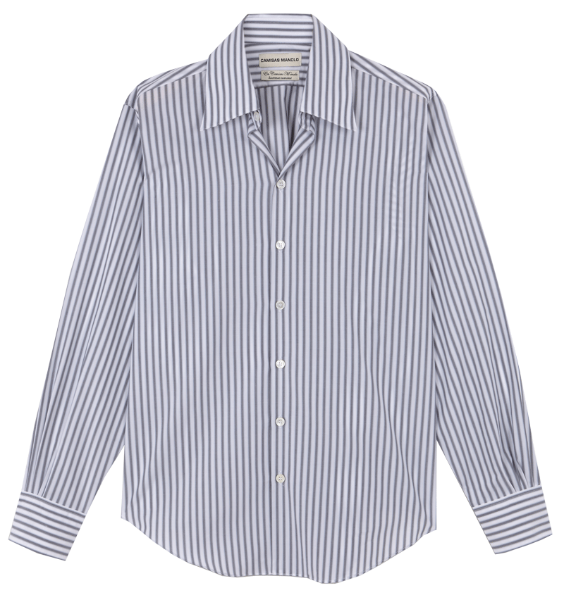 white black stripes normal shirt