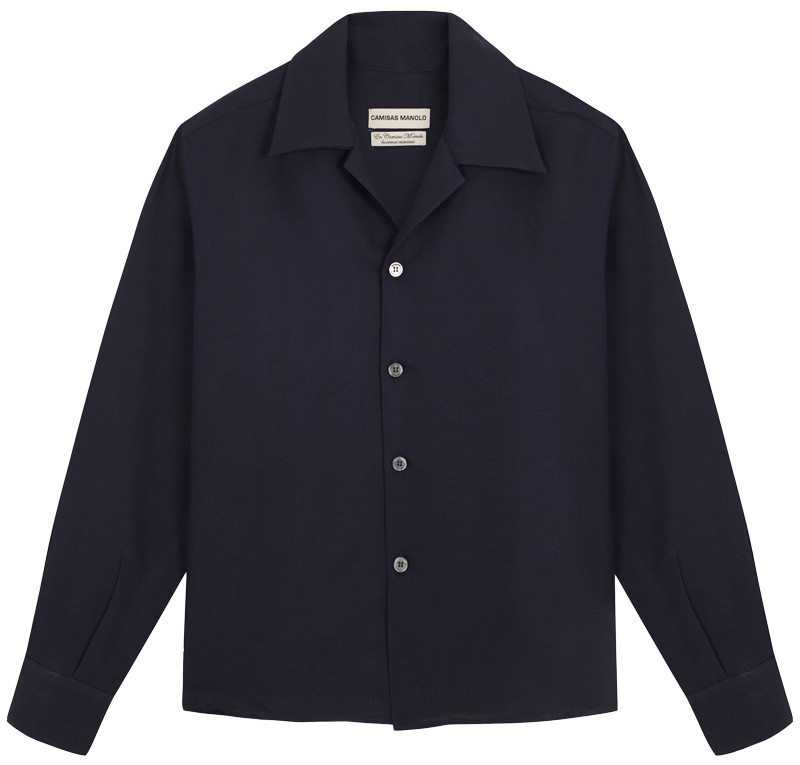 navy buenas noches shirt