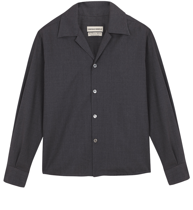 grey wool buenas noches shirt