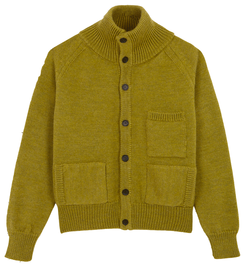 GREEN KNITTED JACKET