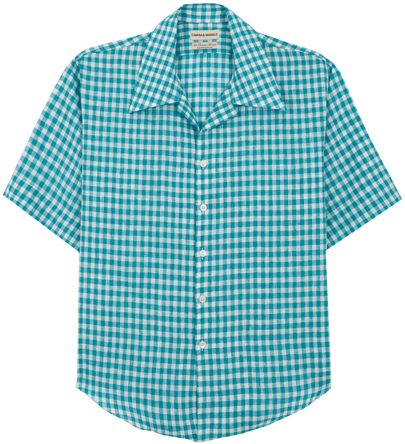 BLUE GINGHAM CHECK SCHOOL SHIRT