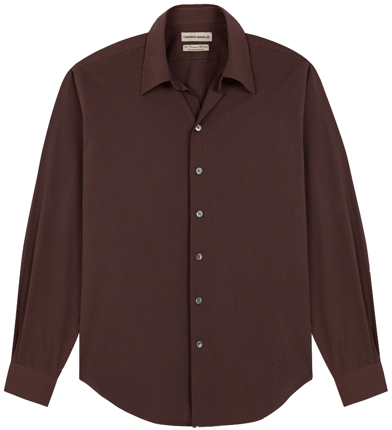 brown/black stripes normal shirt