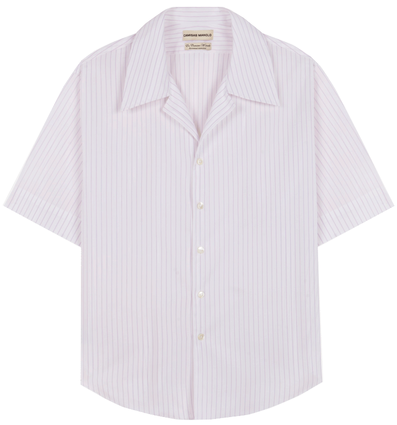 LILAC PINSTRIPE SCHOOL SHIRT