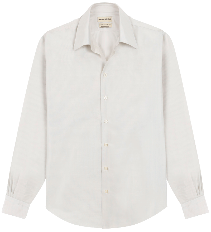 White/light blue stripes NORMAL SHIRT