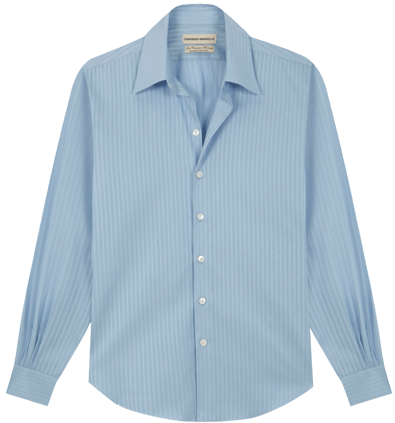 BLUE BLUE STRIPES NORMAL SHIRT