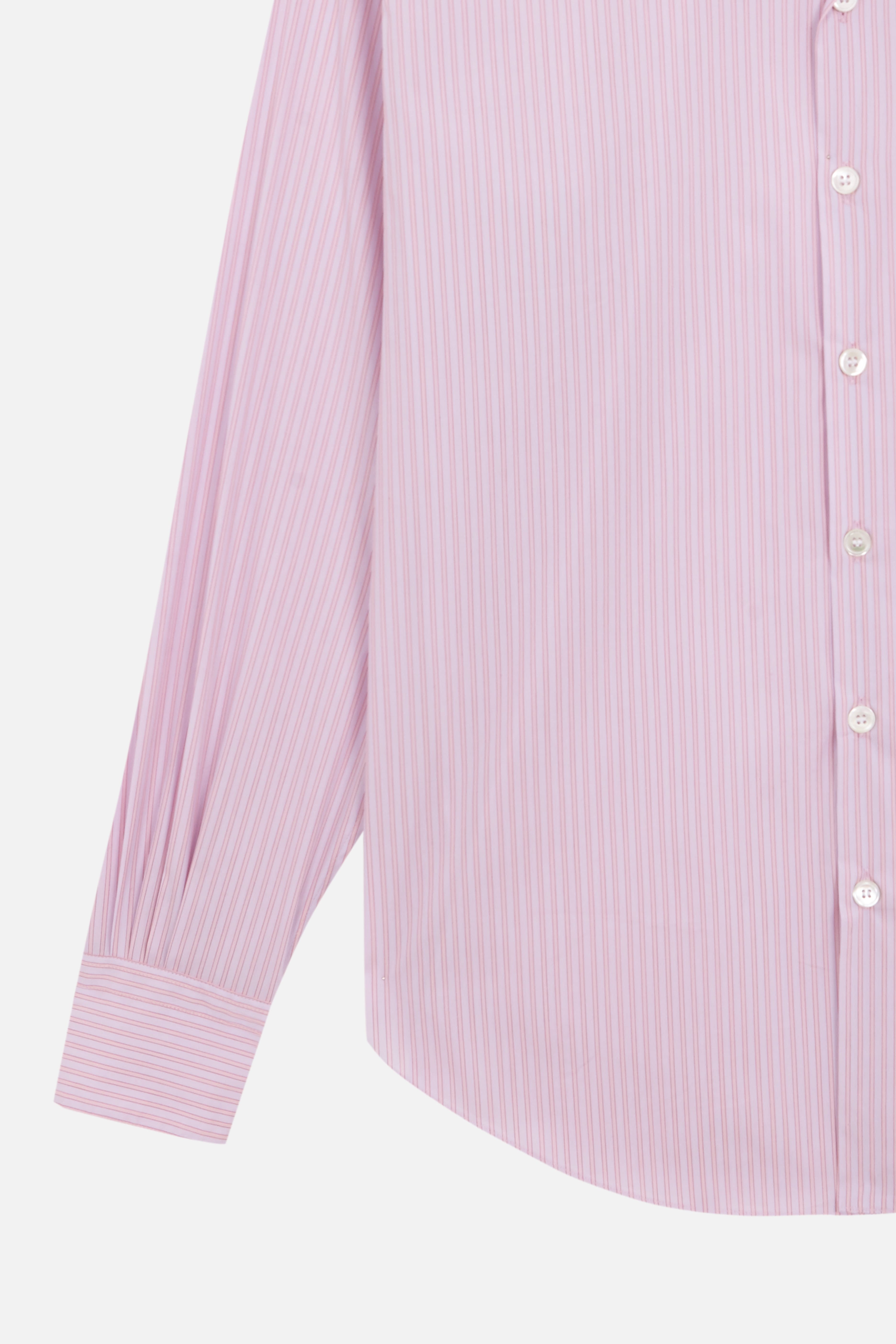 PINK PINK STRIPES NORMAL SHIRT