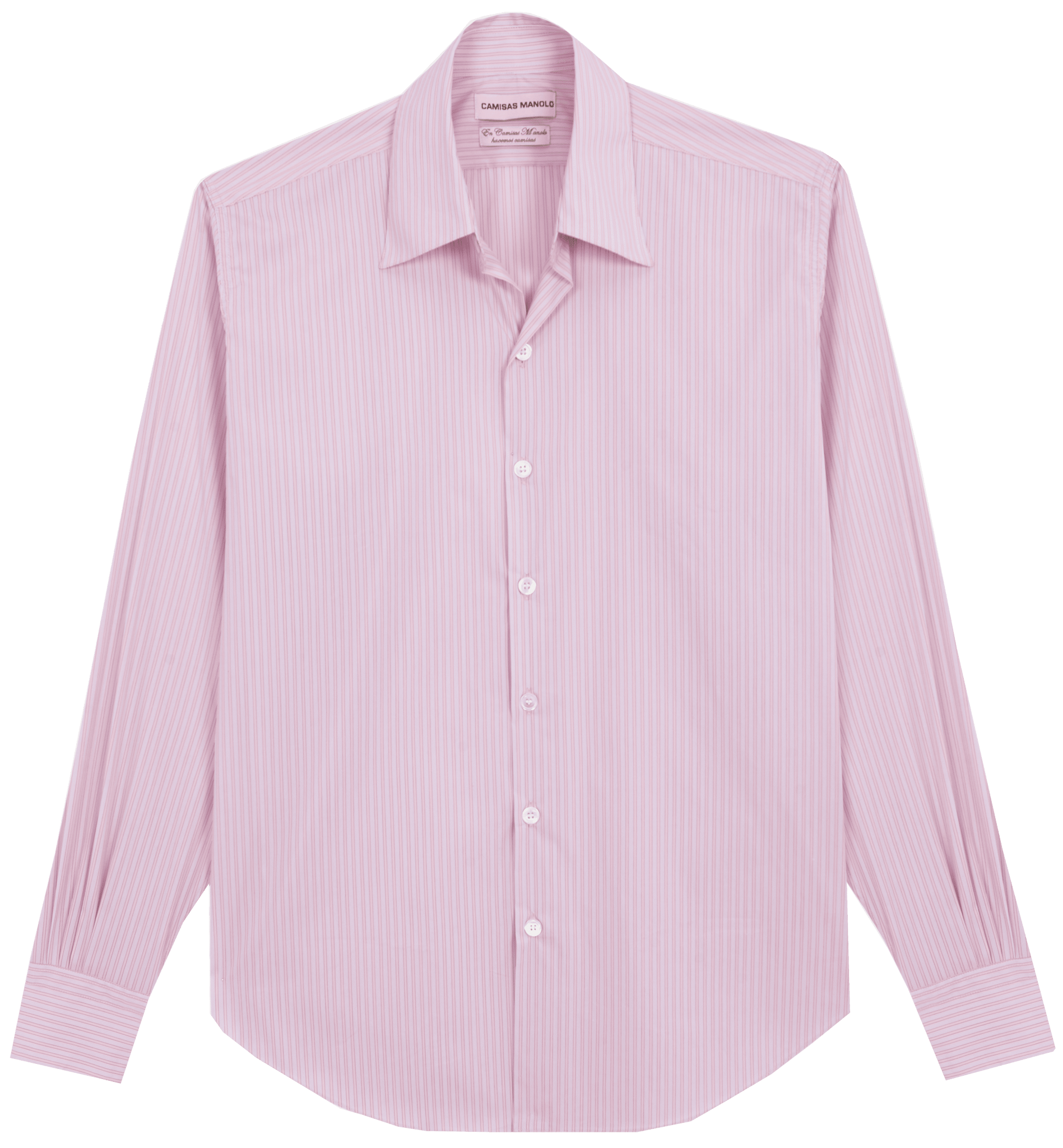 PINK PINK STRIPES NORMAL SHIRT
