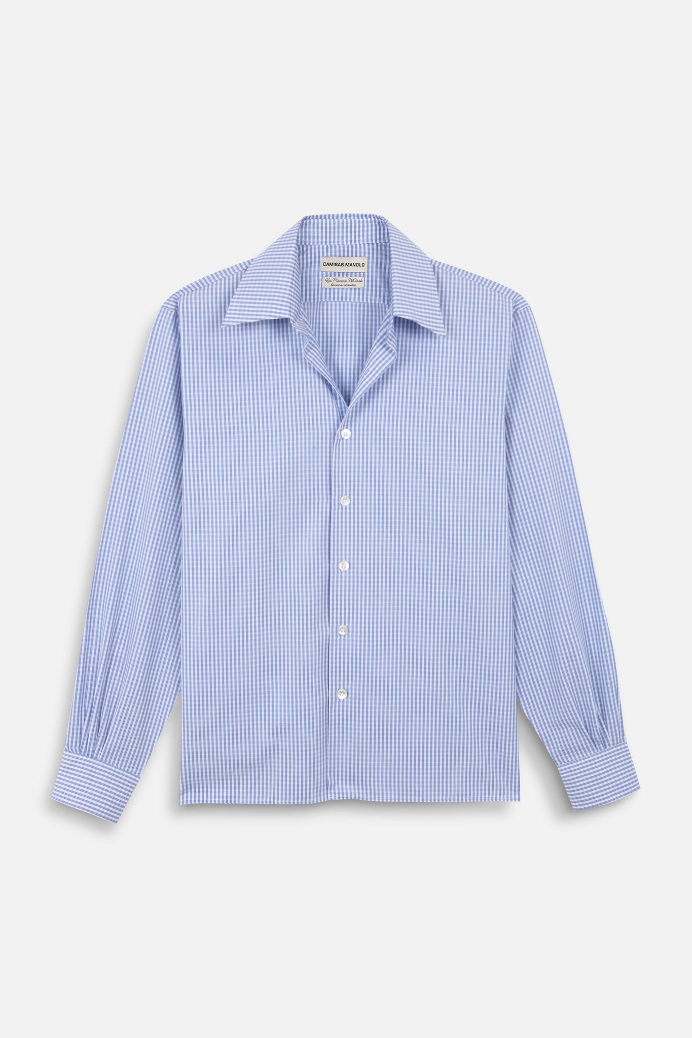BLUE CHECKS CAMISA SHIRT