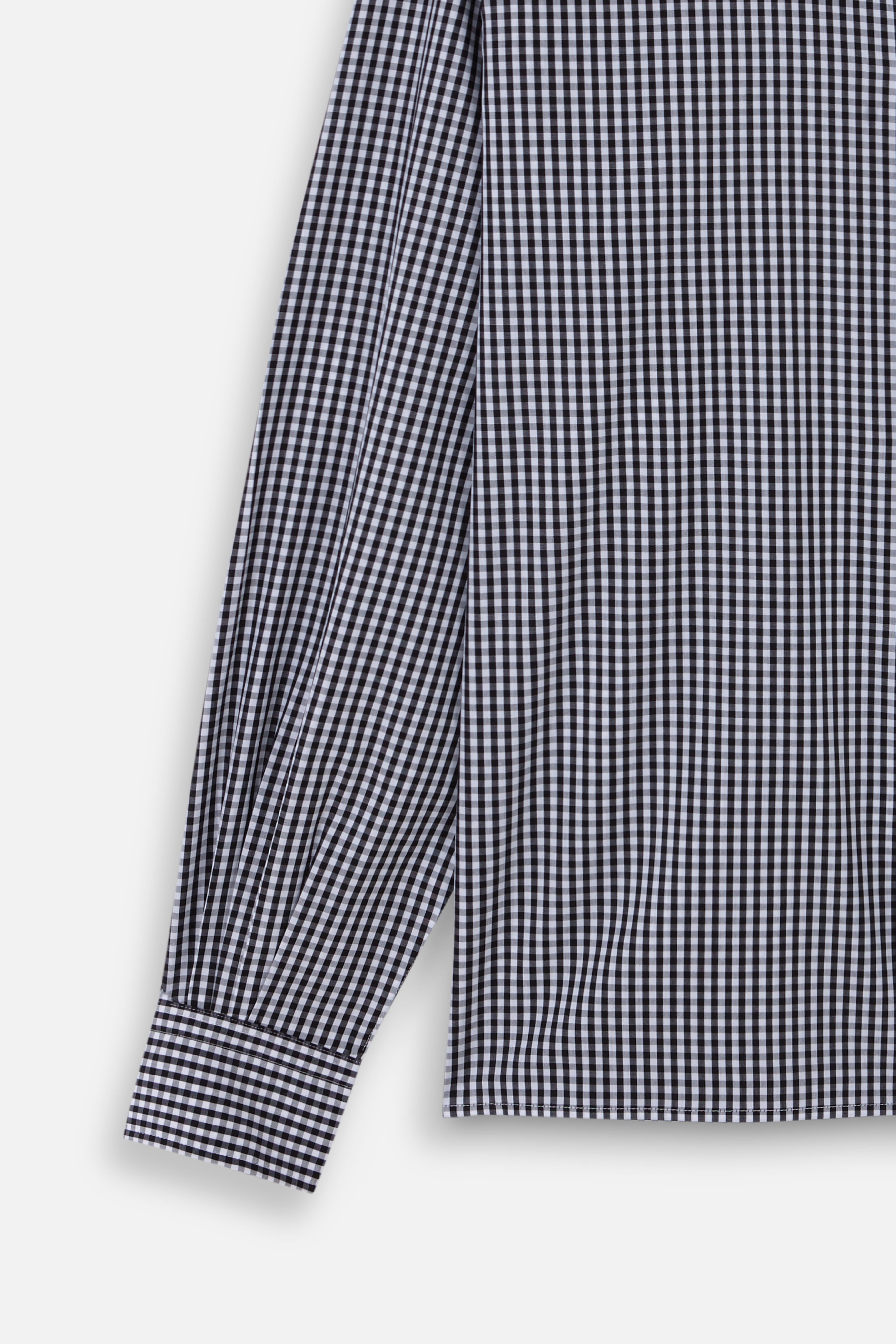 BLACK/WHITE GINGHAM CHECK CAMPO SHIRT