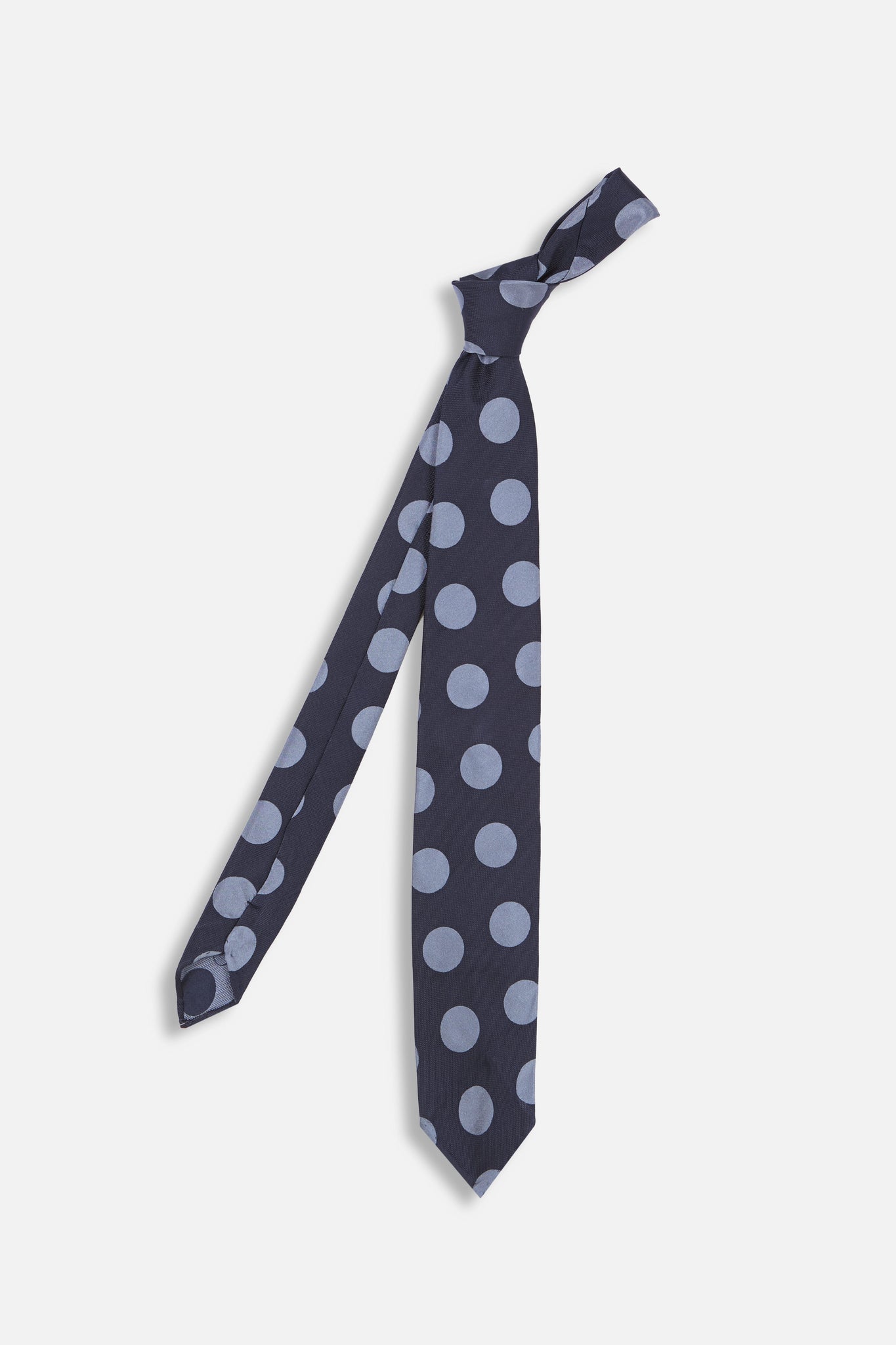 blue blue dots cm tie