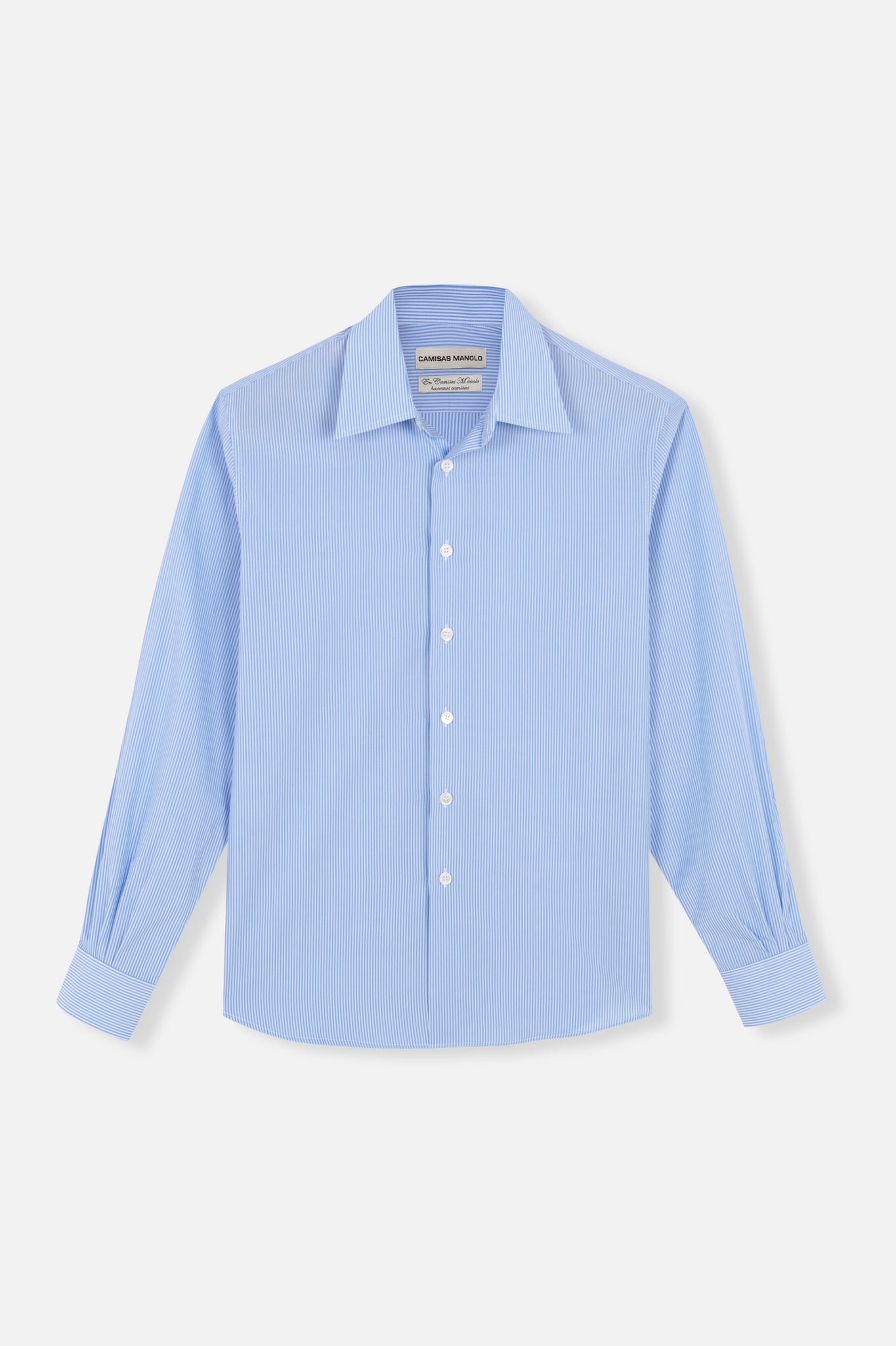 BLUE/BLUE STRIPES FORMAL SHIRT