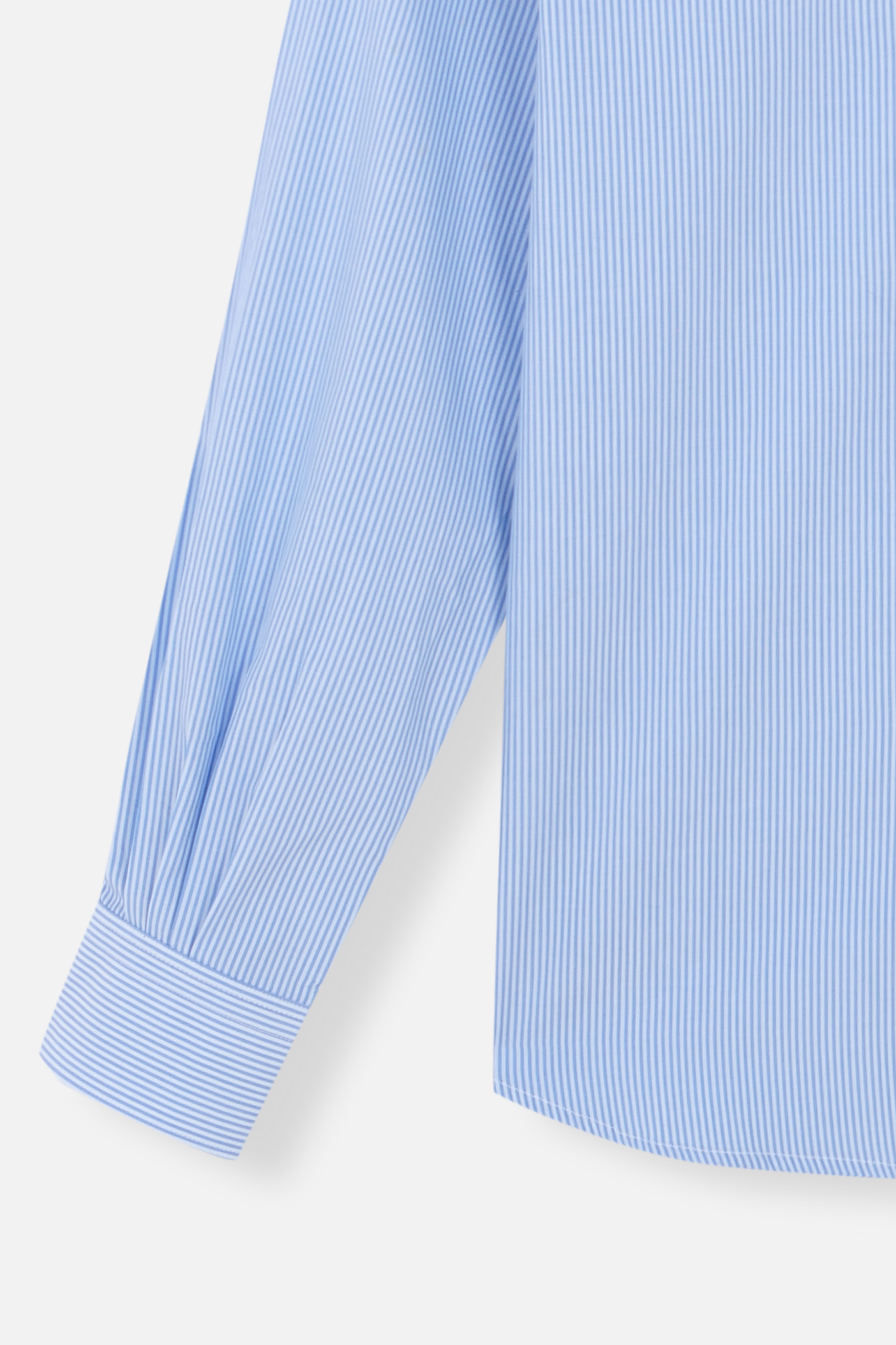 BLUE/BLUE STRIPES FORMAL SHIRT