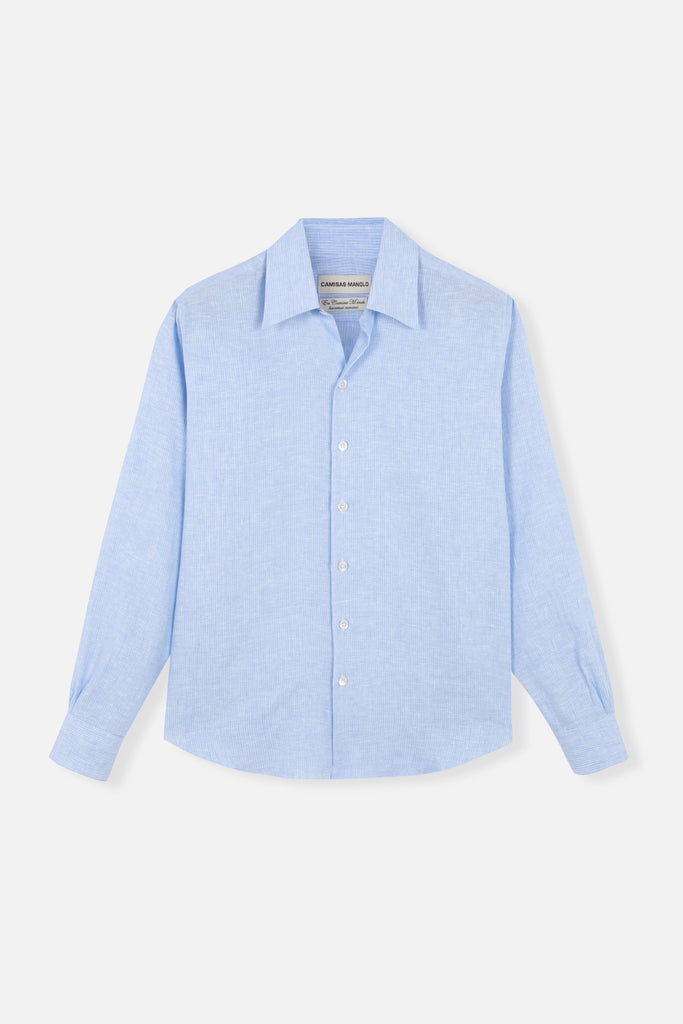 CAMISAS MANOLO リネンシャツ　サイズ46 CAMISAS MANOLO リネンシャツ サイズ46 【公式通販】