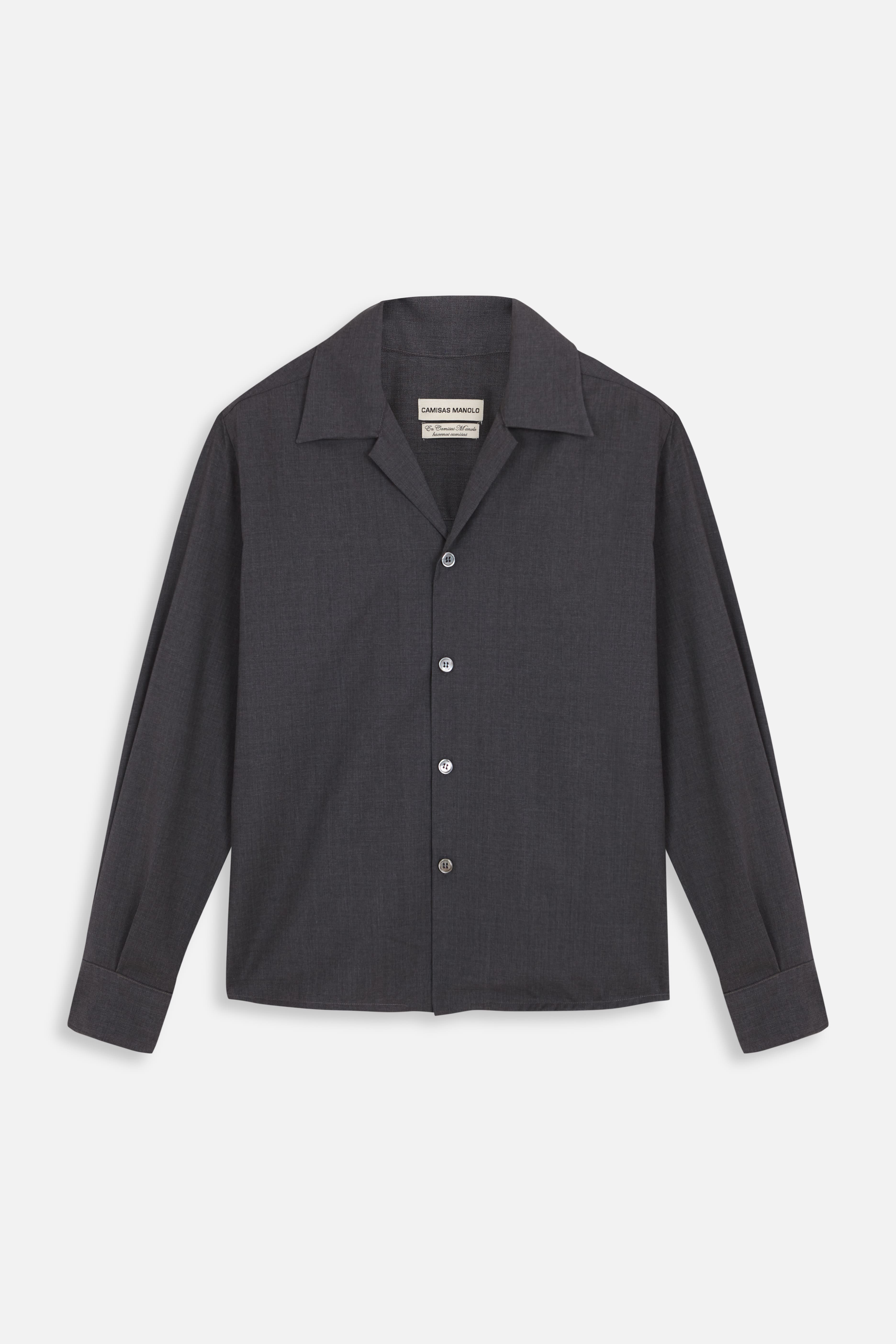 grey wool buenas noches shirt