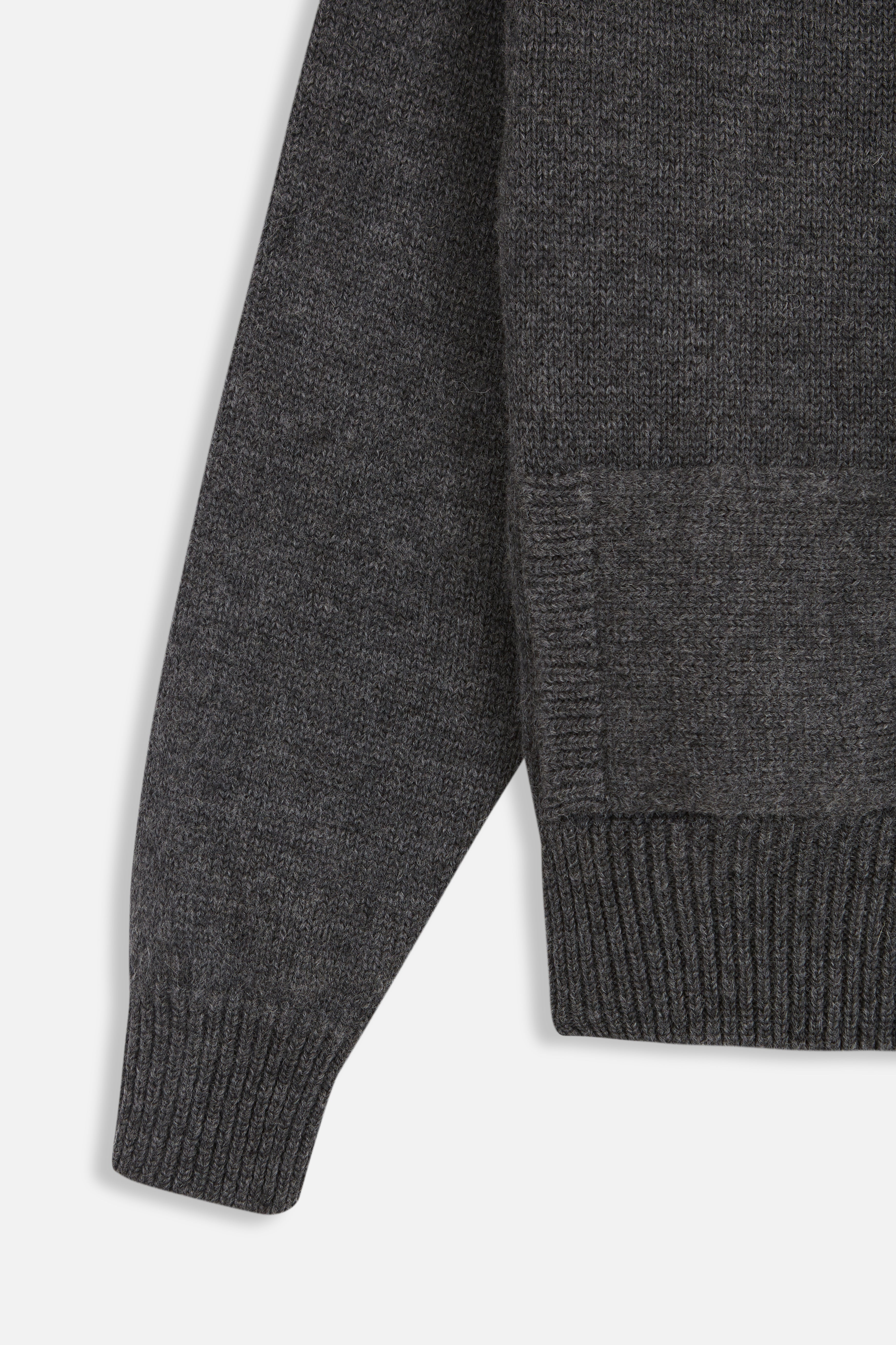 GREY KNITTED JACKET