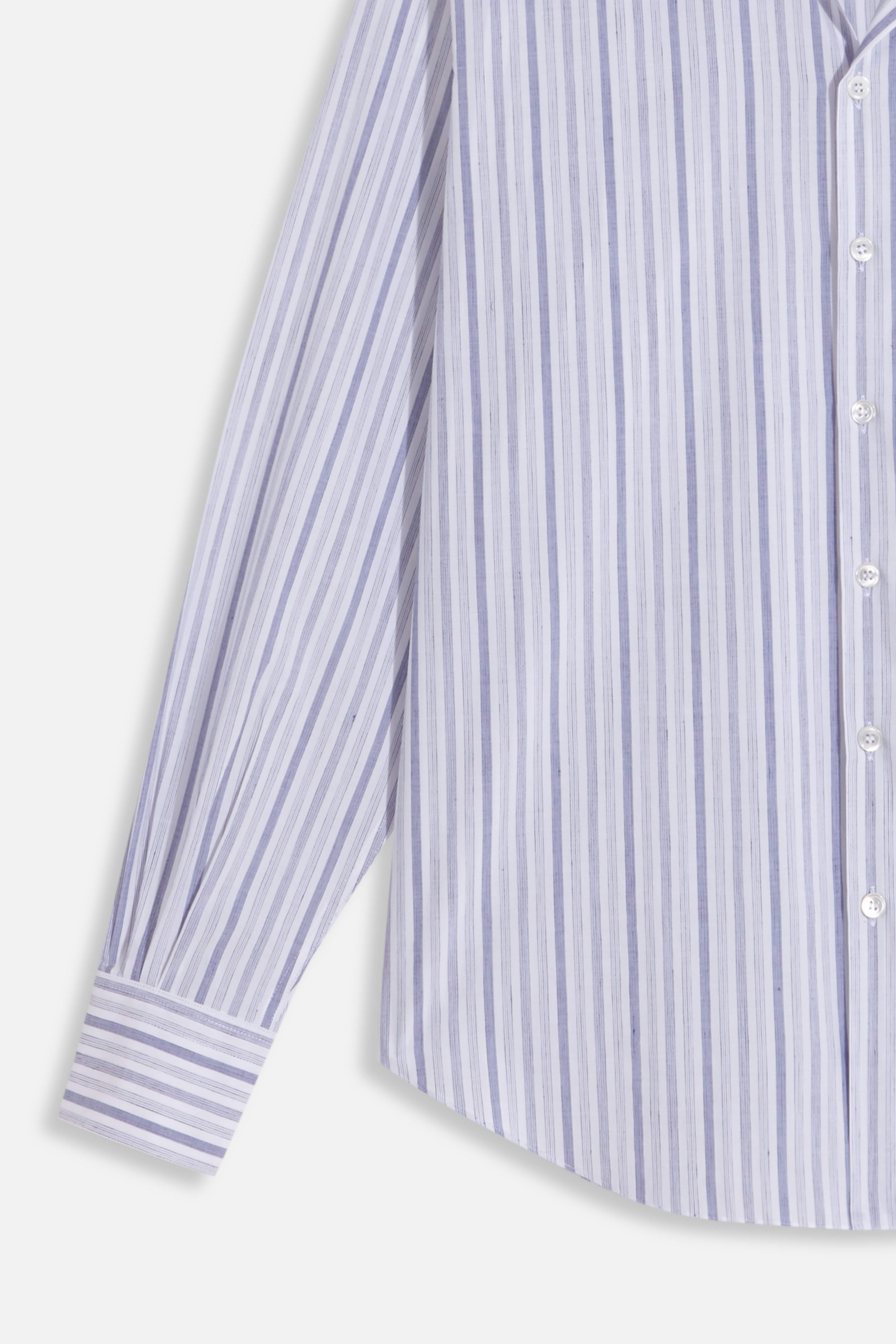 BLUE MULTI STRIPES NORMAL SHIRT