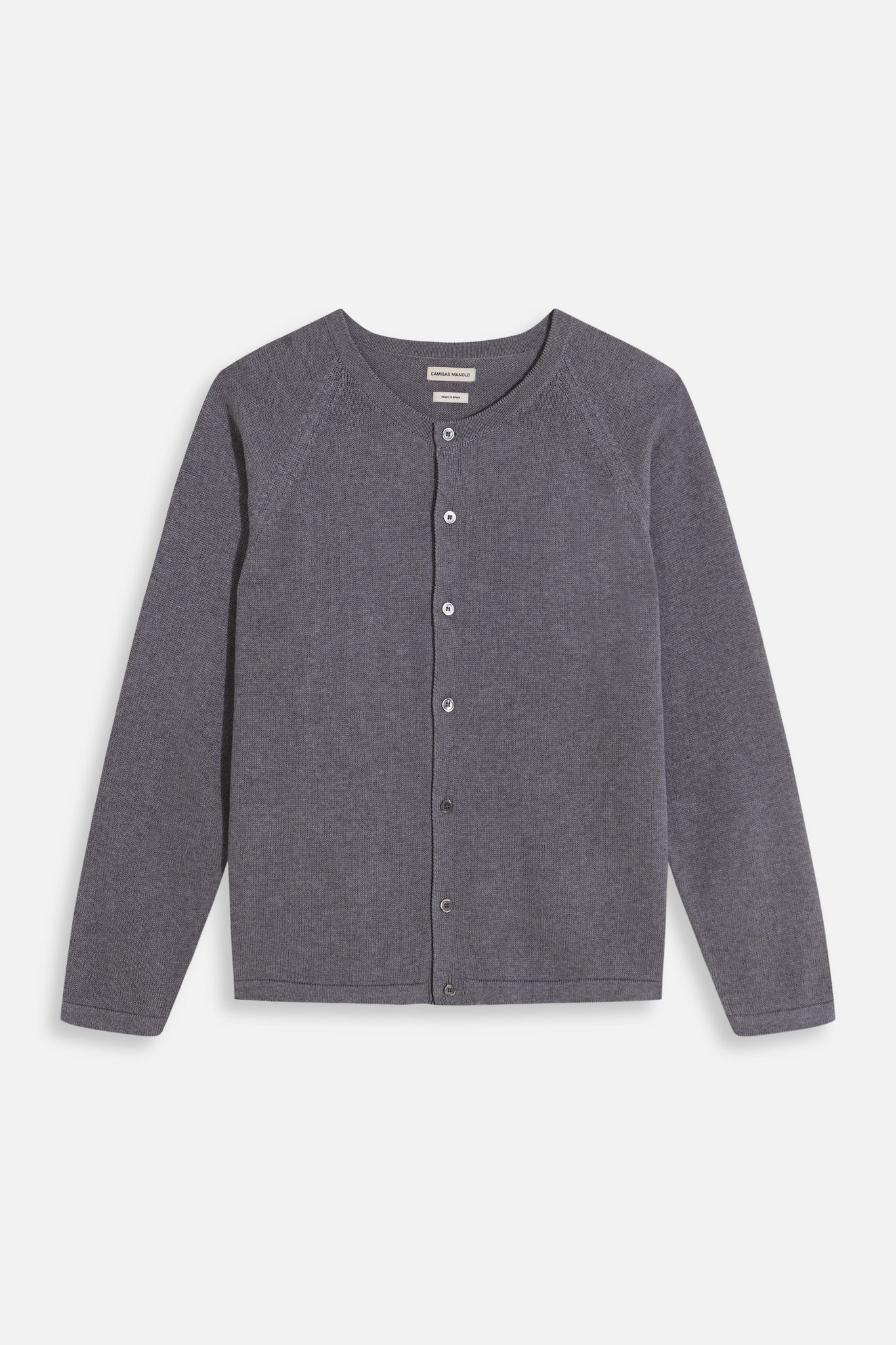 GREY KNITTED CARDIGAN