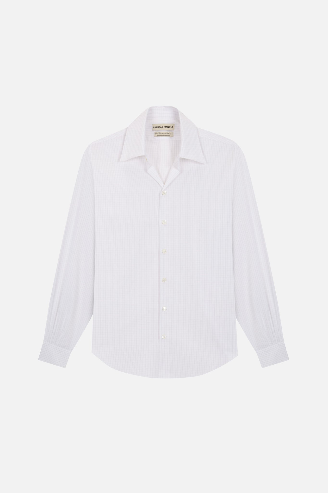 white grey checks normal shirt