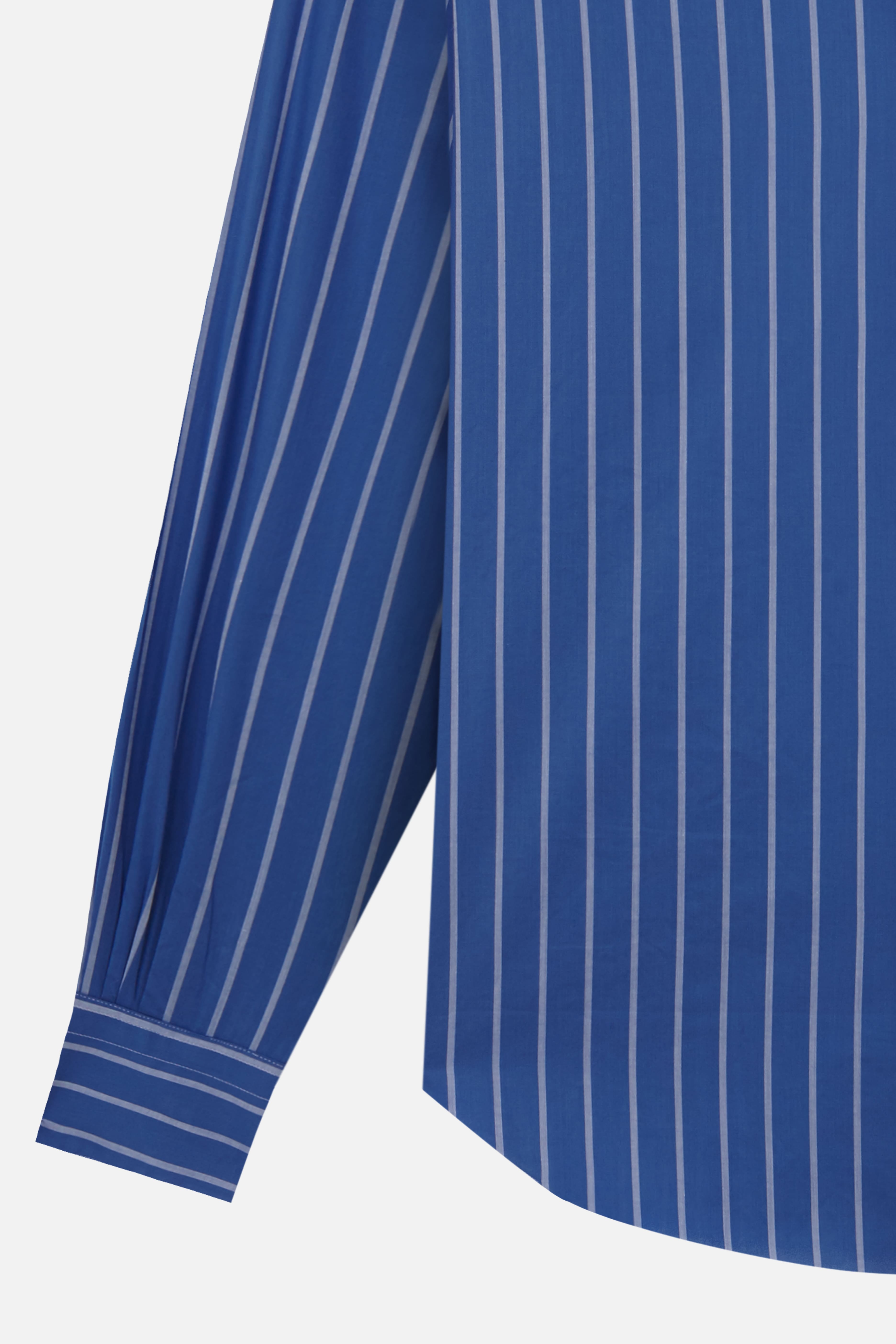 BLUE WHITE STRIPES NORMAL SHIRT