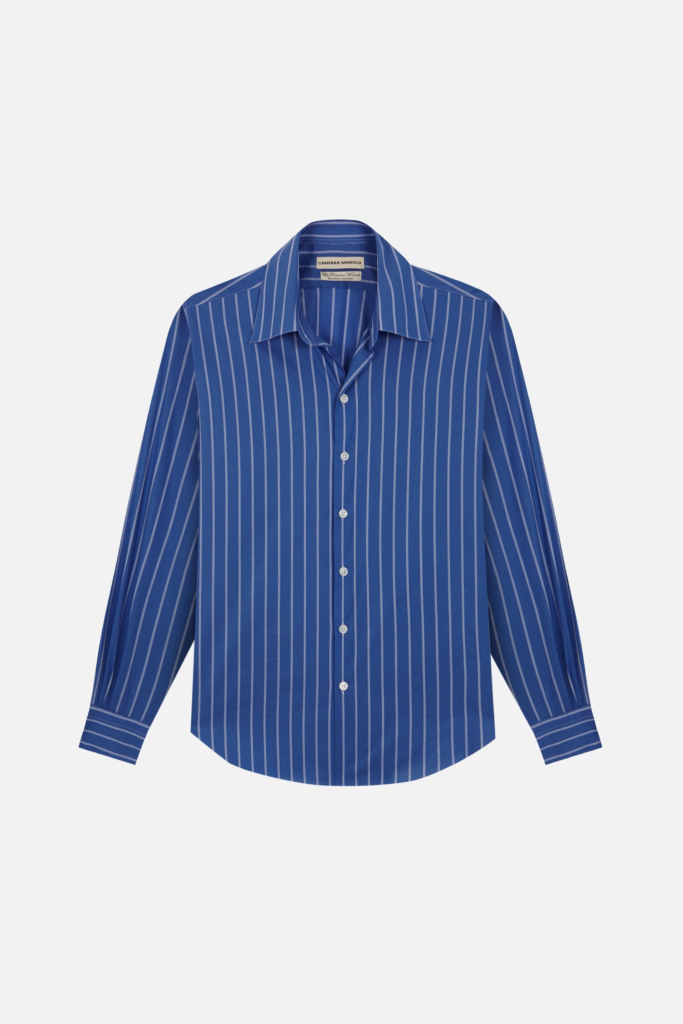 BLUE WHITE STRIPES NORMAL SHIRT