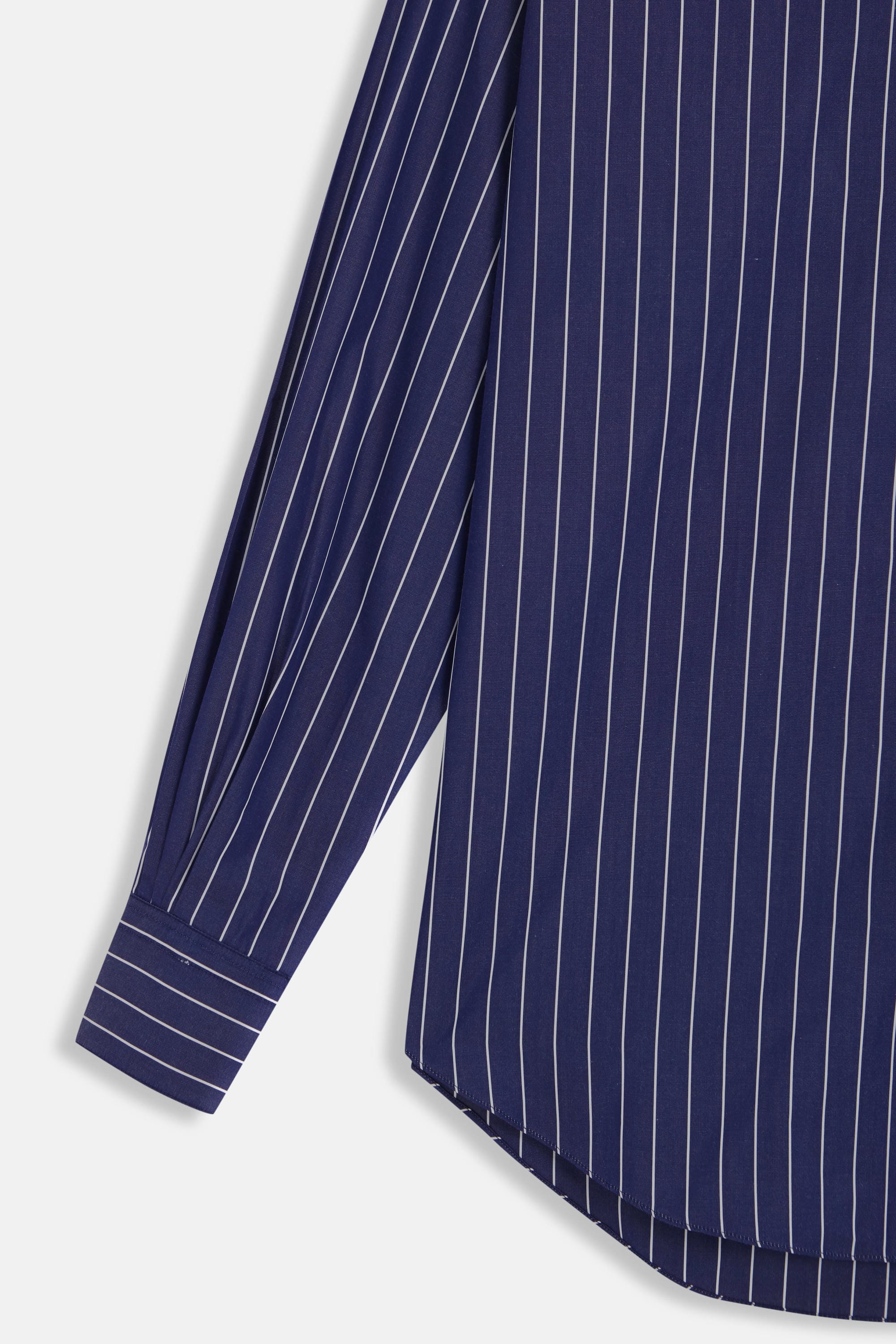dark blue white stripes normal shirt