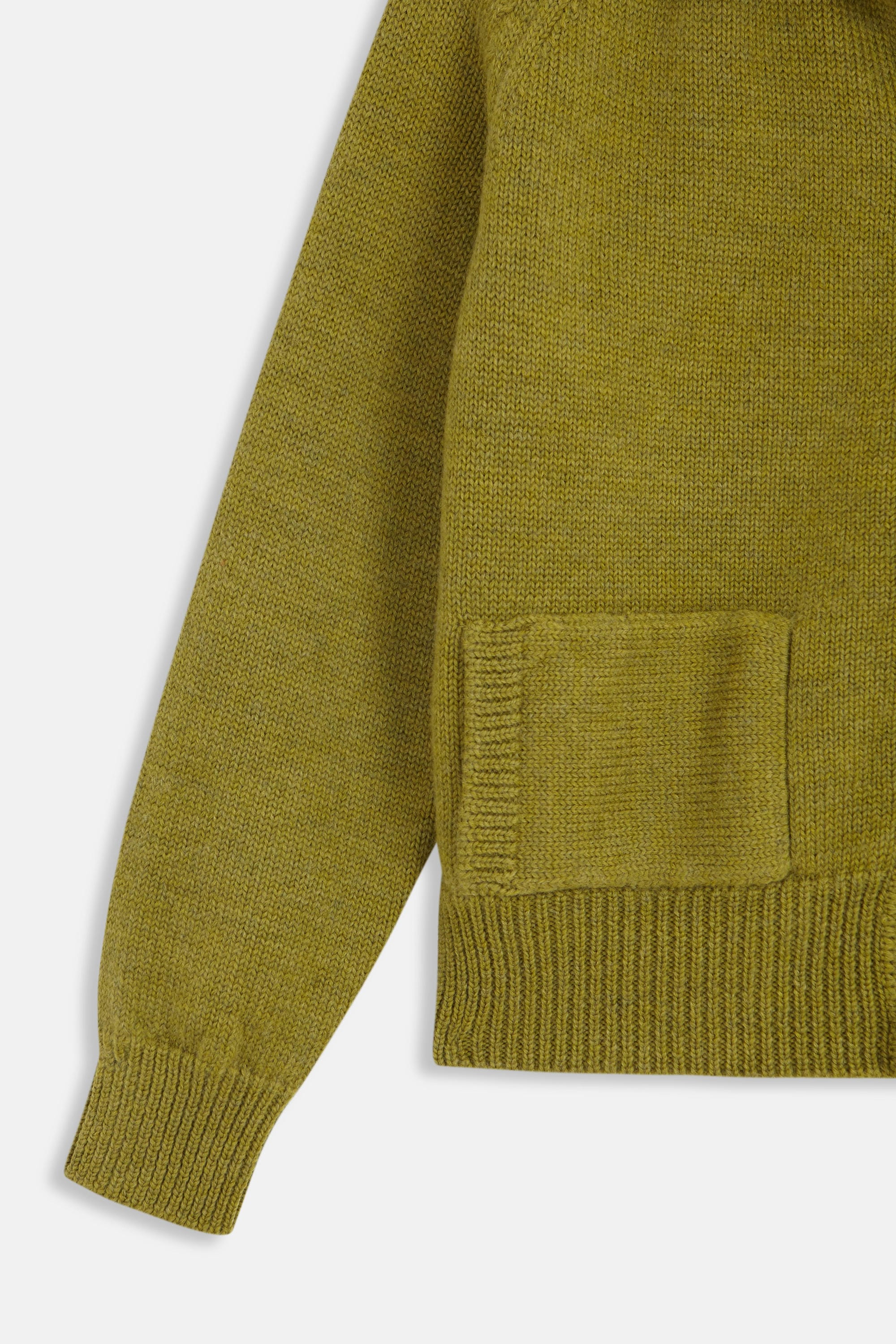 GREEN KNITTED JACKET