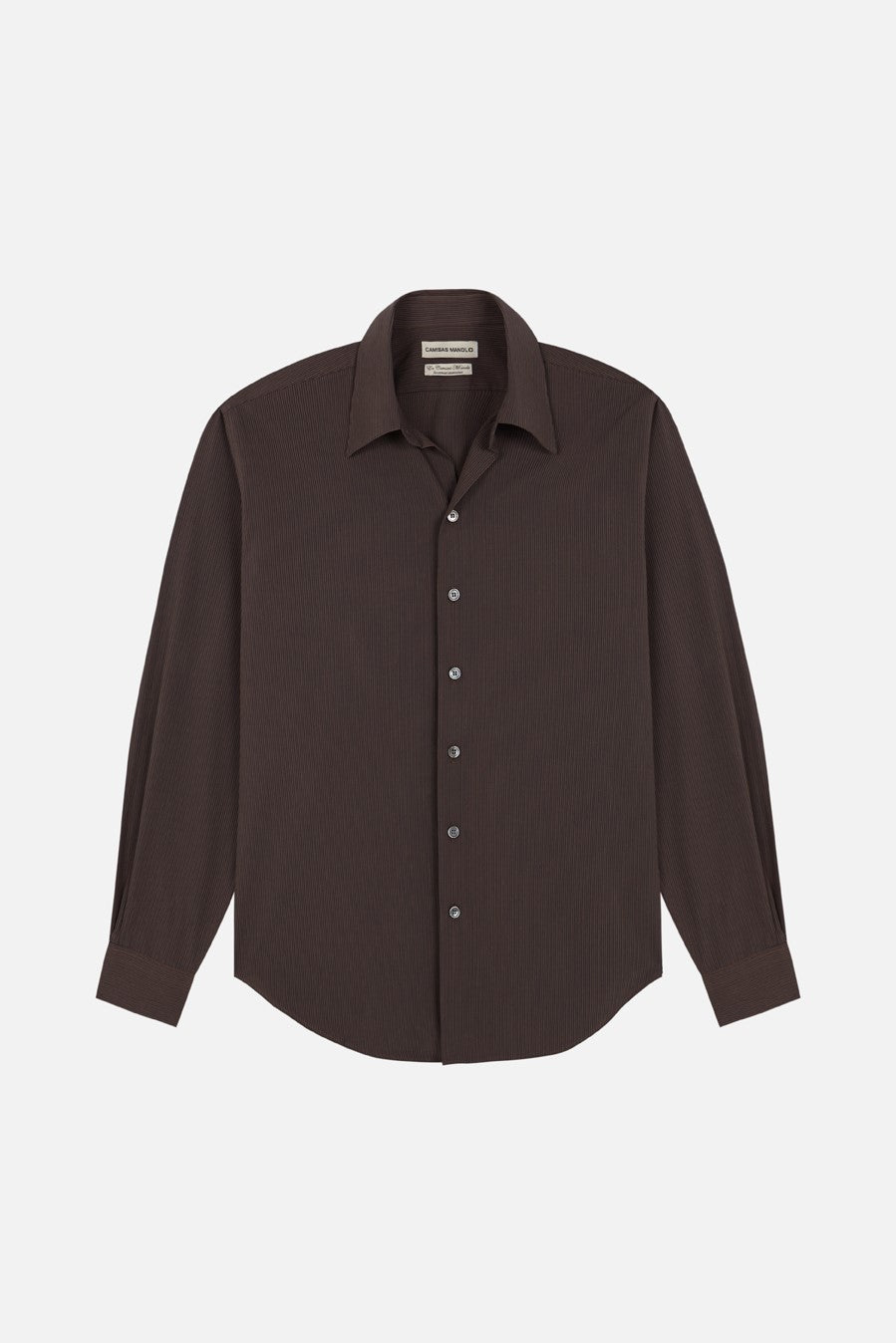 brown/black stripes normal shirt Camisas Manolo brown/black stripes normal shirt Camisas Manolo