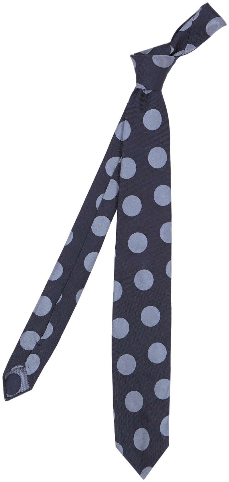 NAVY BLUE DOTS CM TIE